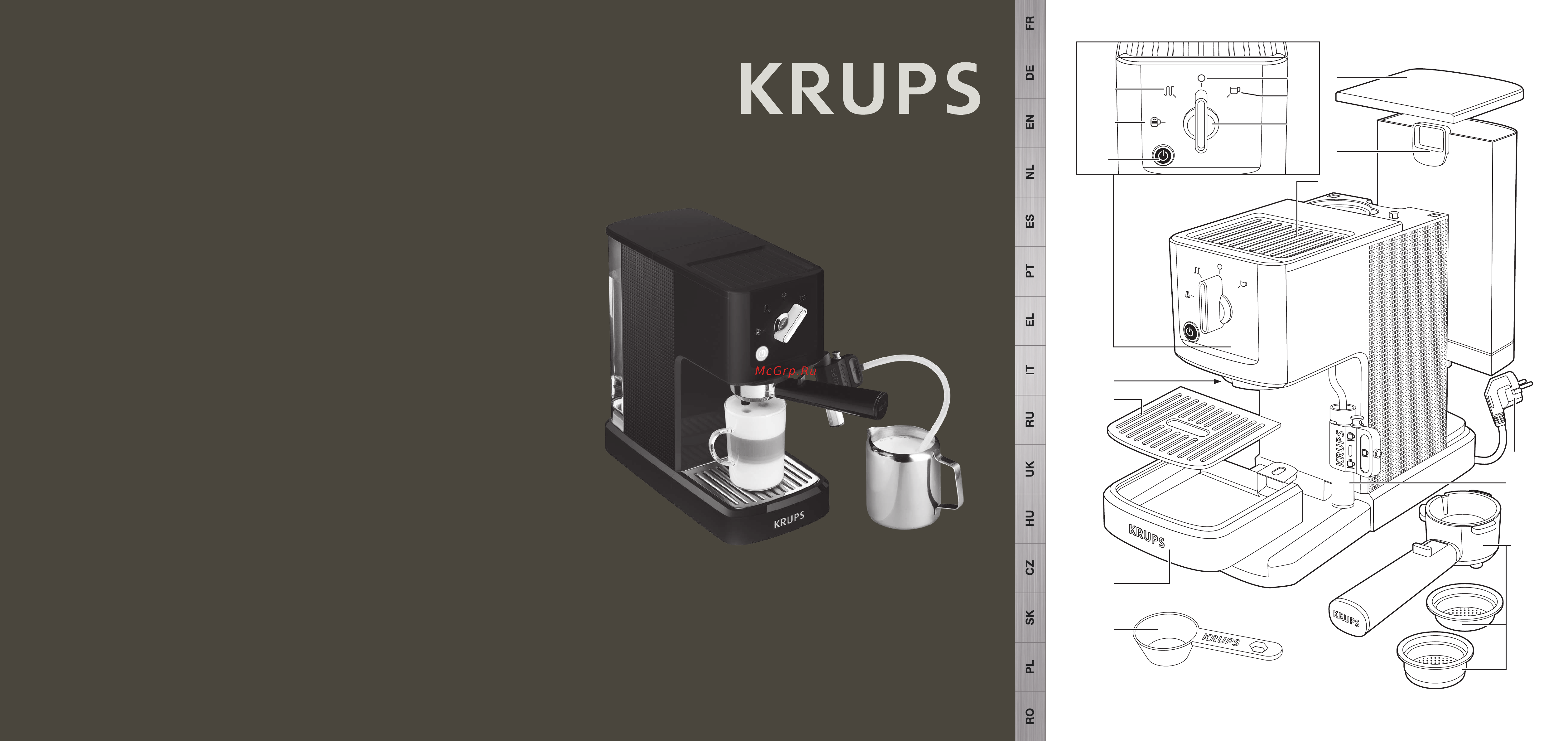 Krups CALVI LATTE Руководство пользователя онлайн
