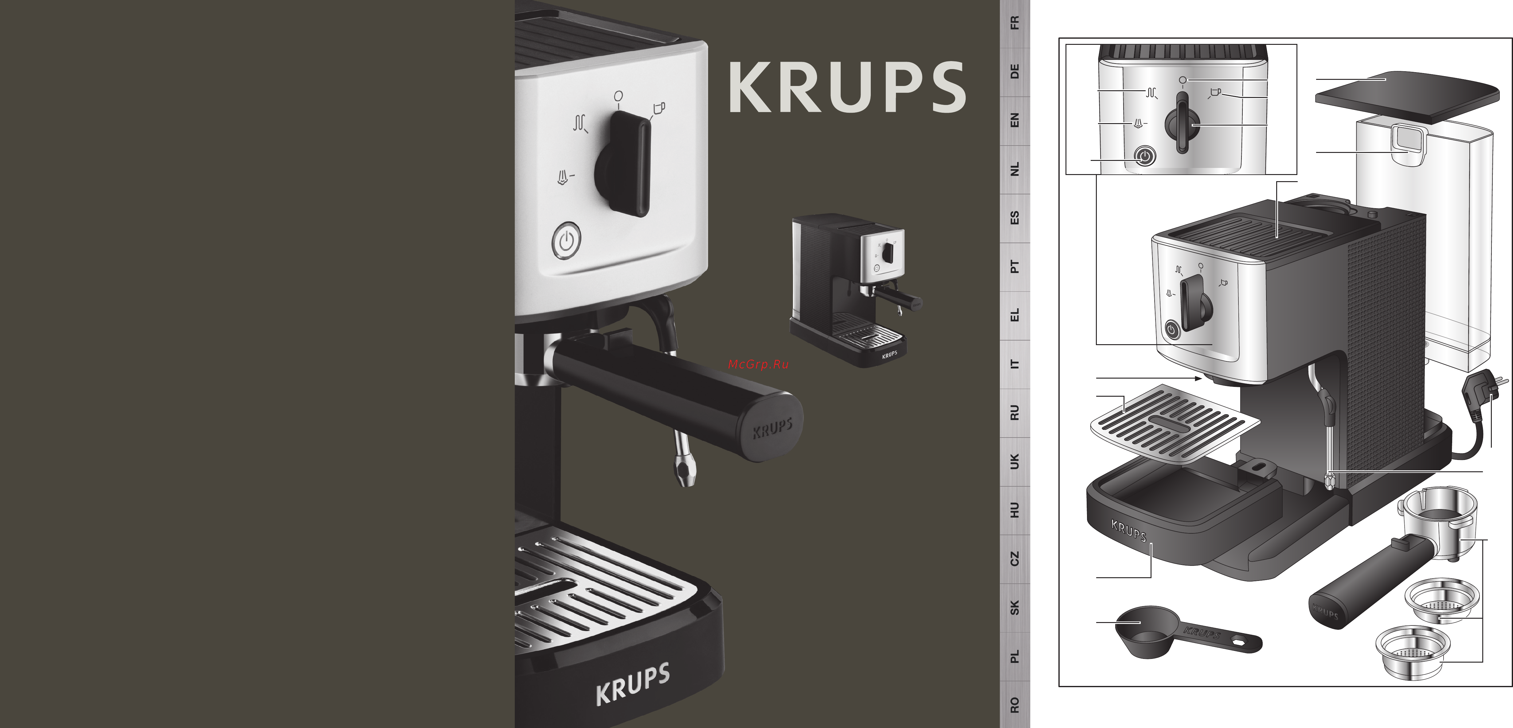 Krups CALVI MECA XP3440 Руководство пользователя онлайн