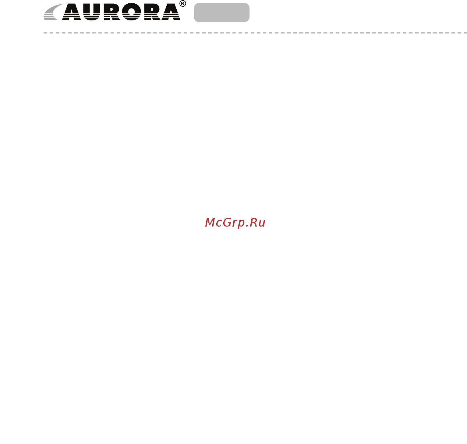 Aurora AU 3155 [3/12] Before first use