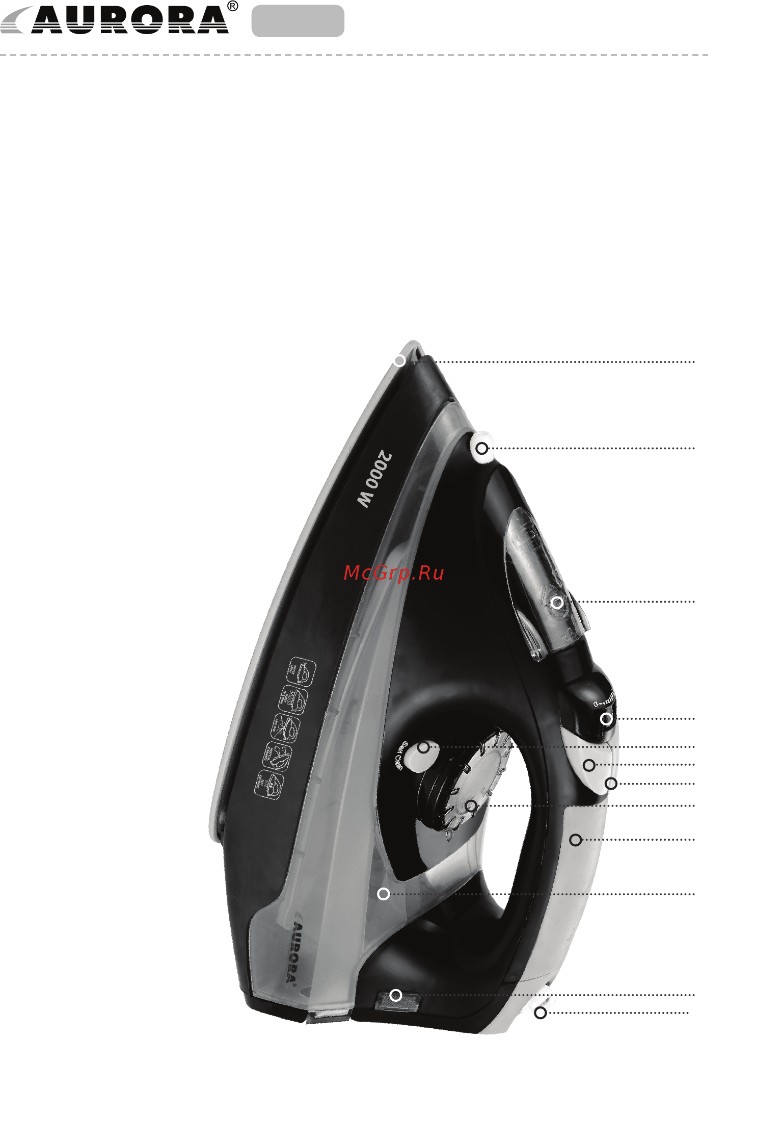 Aurora AU 3420 [2/12] Components identification