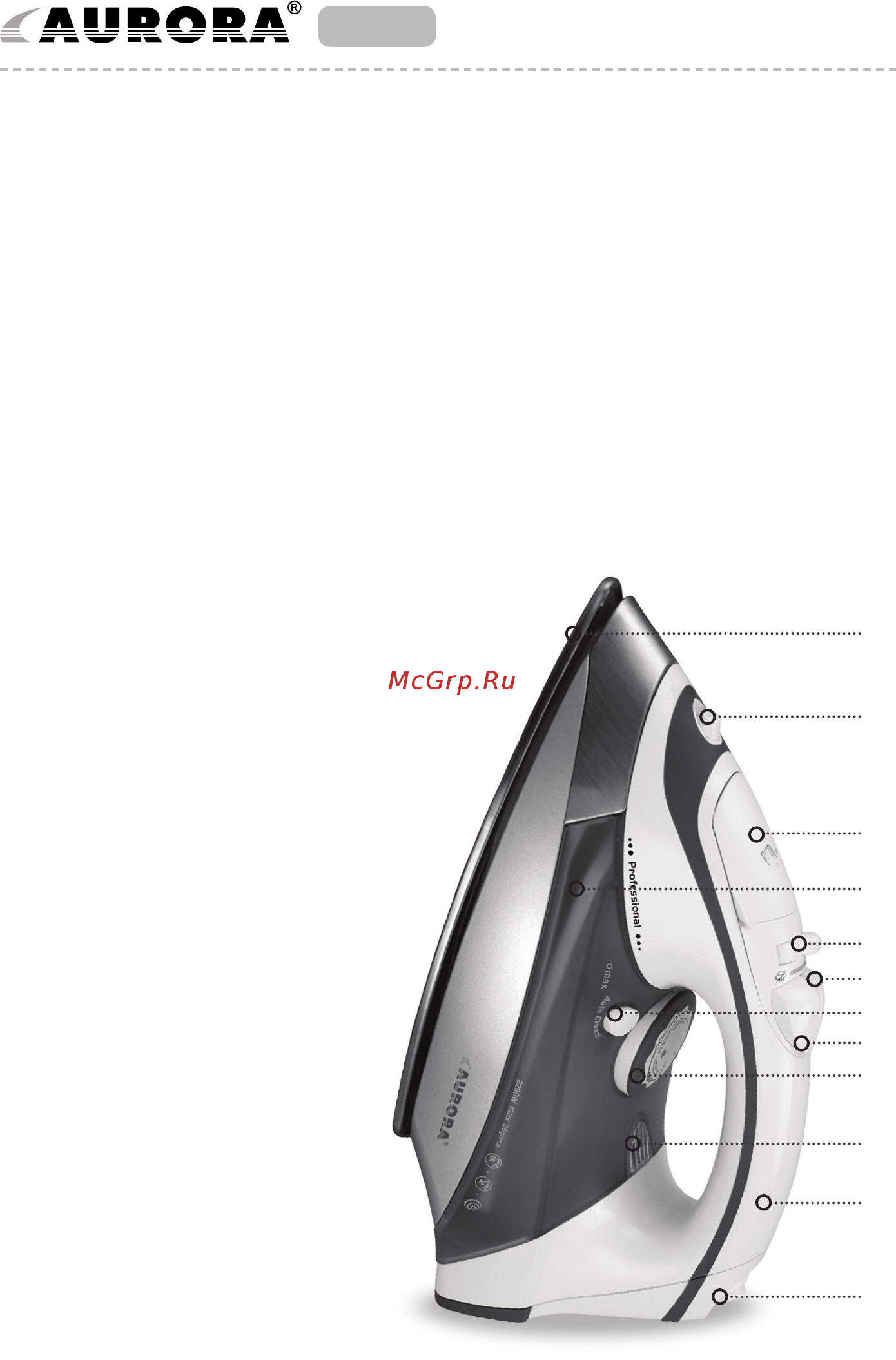Aurora AU 3022 [2/12] Components identification