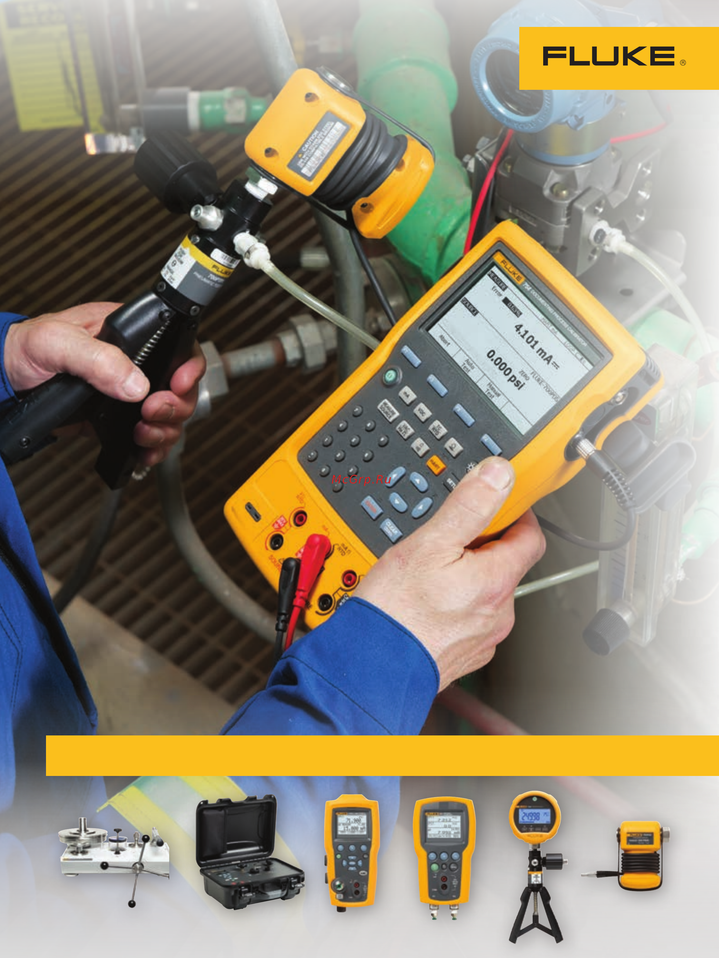 Fluke 719 Pro Pressure Calibration APPLICATIONS AND SOLUTIONS онлайн