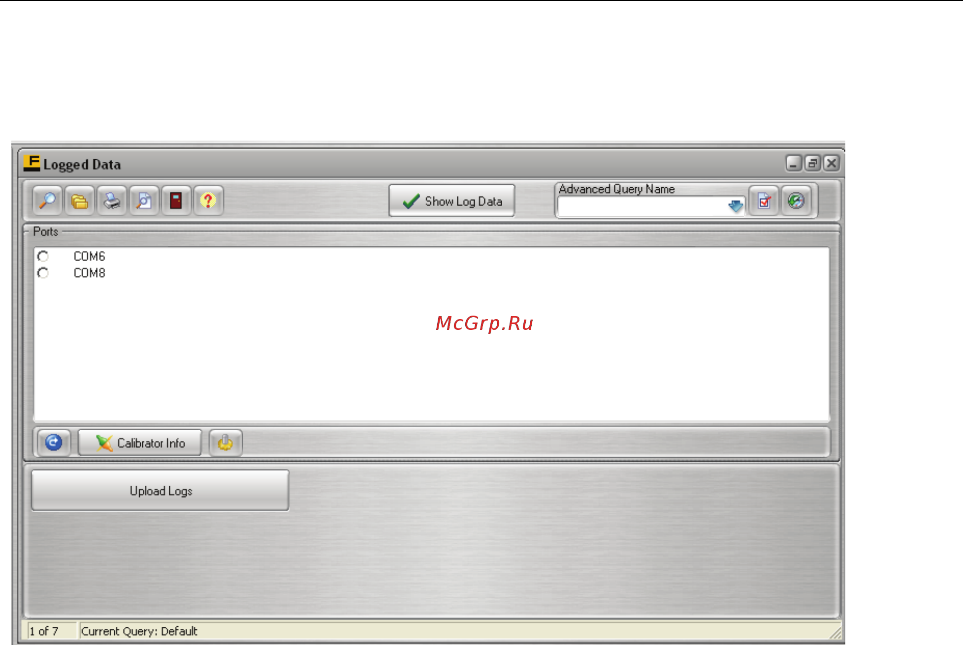 Fluke 753 [201/226] Upload logs button