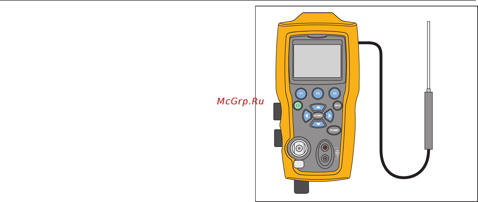 Fluke 719PRO [35/80] Pressure calibrator измерение температуры при помощи rtd