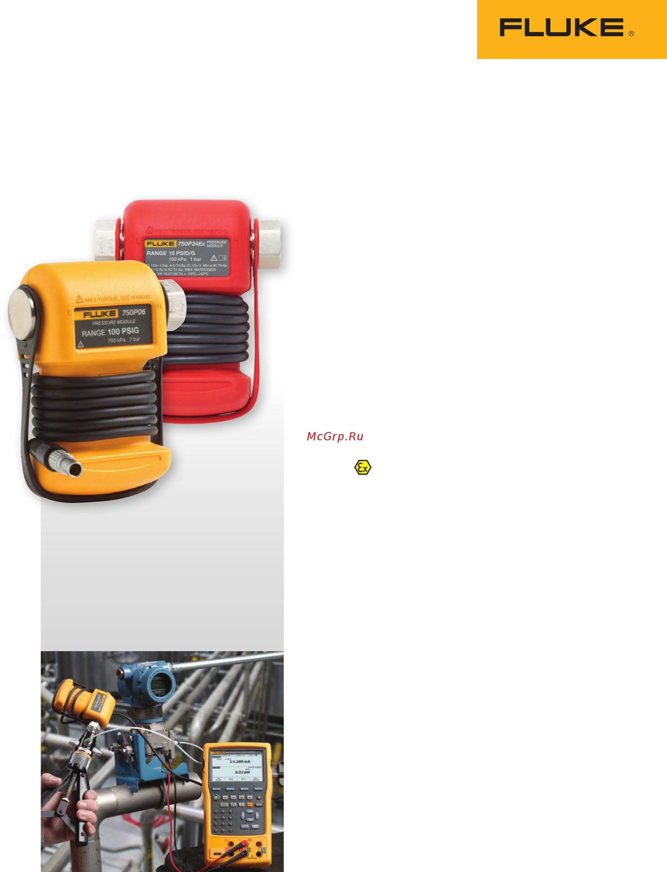 Fluke 750PD7 Спецификация онлайн