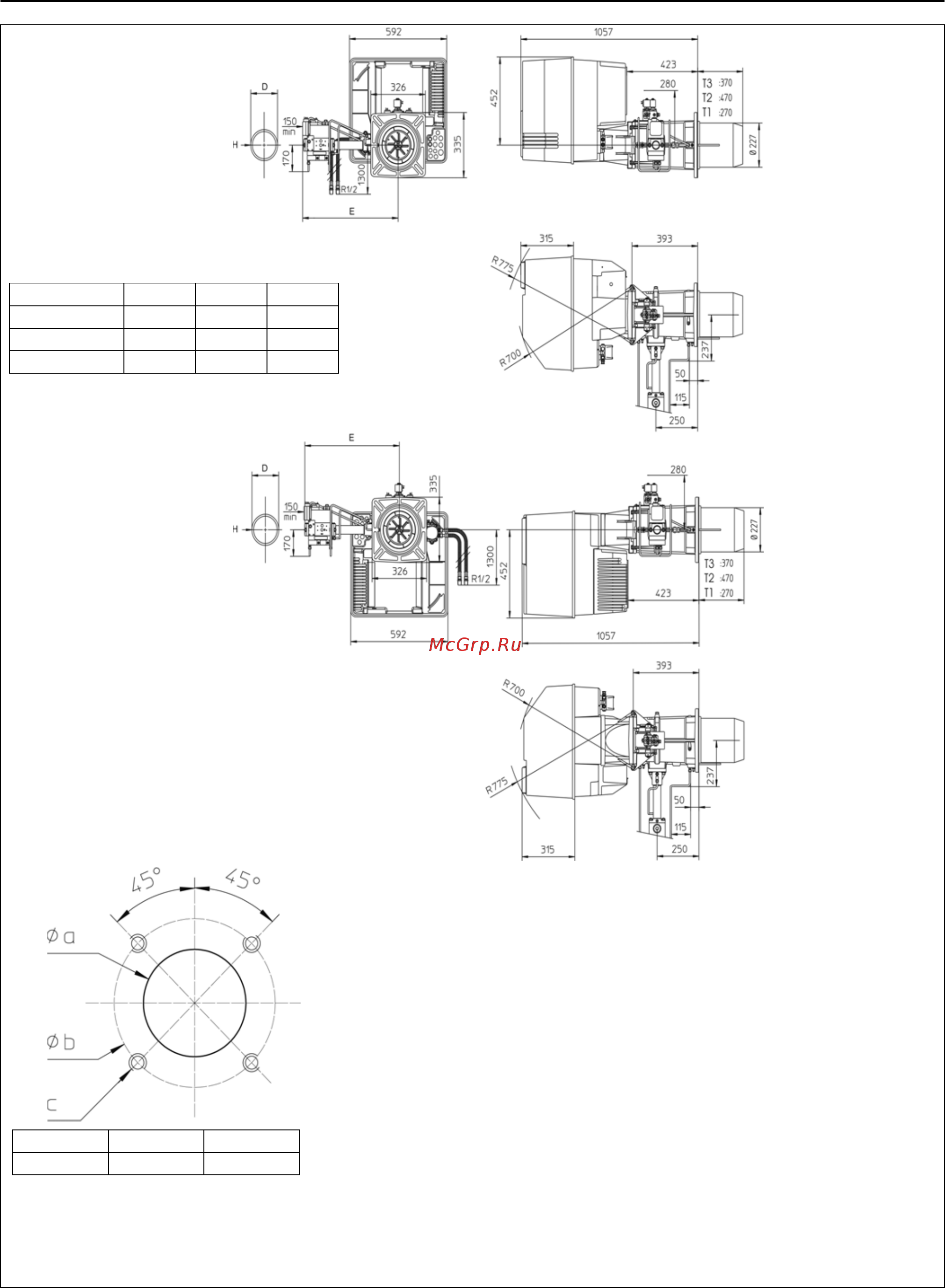 Cuenod C 160 BX 517 T3 [9/32] Чертеж с размерами