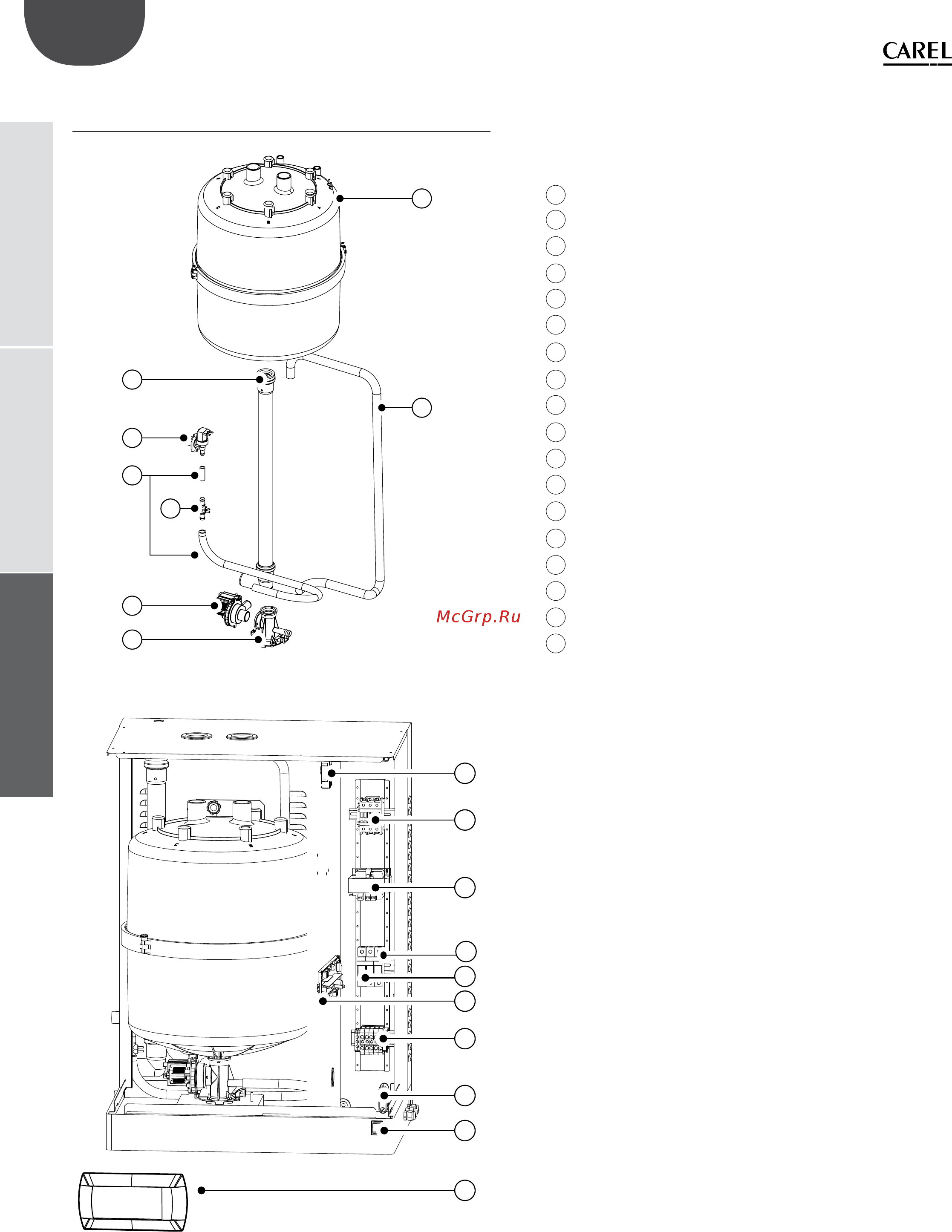 Carel humiSteam x-plus UE090XL001 [34/60] Монтаж эксплуатация сервис