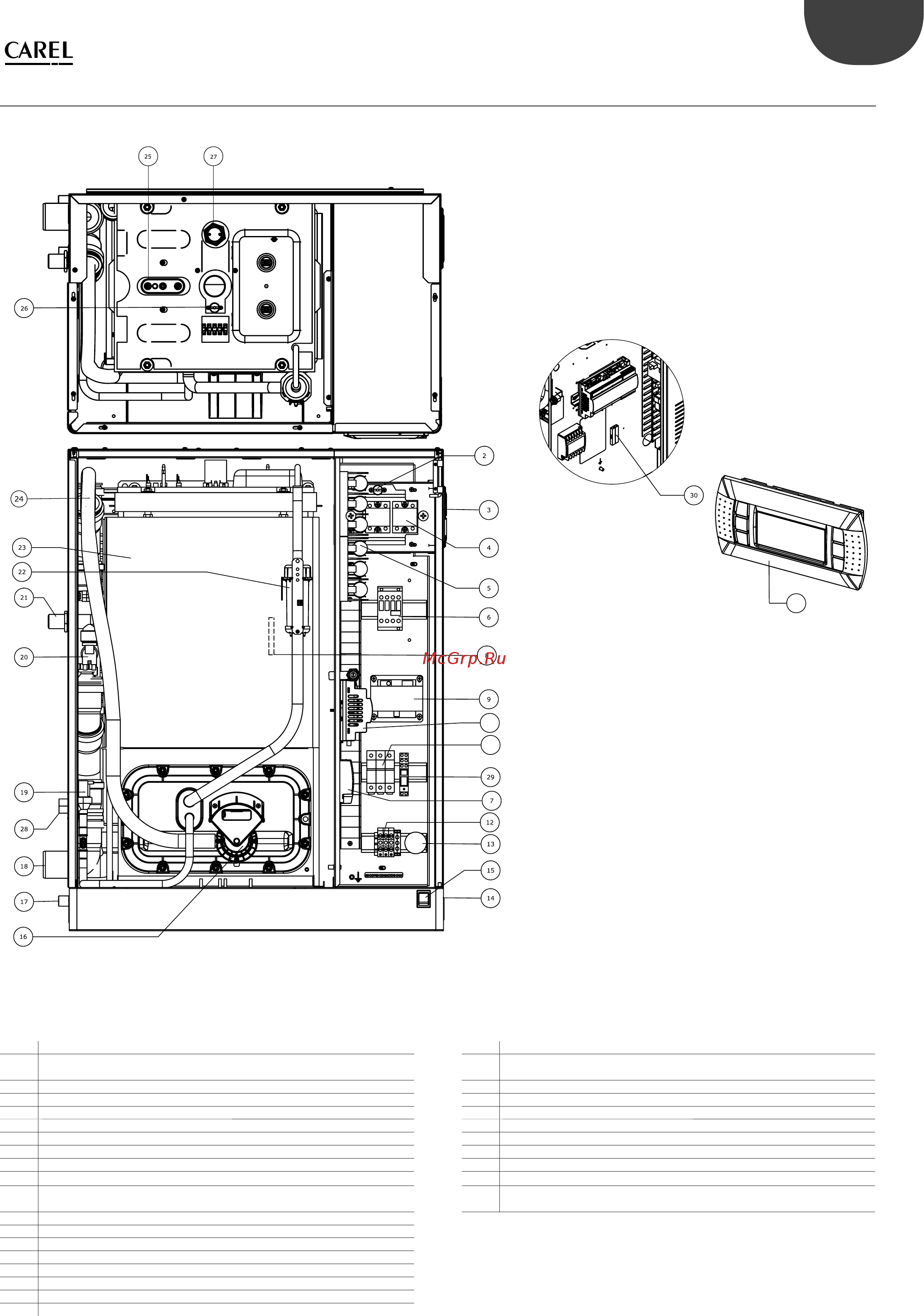 Carel heaterSteam titanium UR027HL104 [11/88] Внешний вид моделей ur020 ur0080