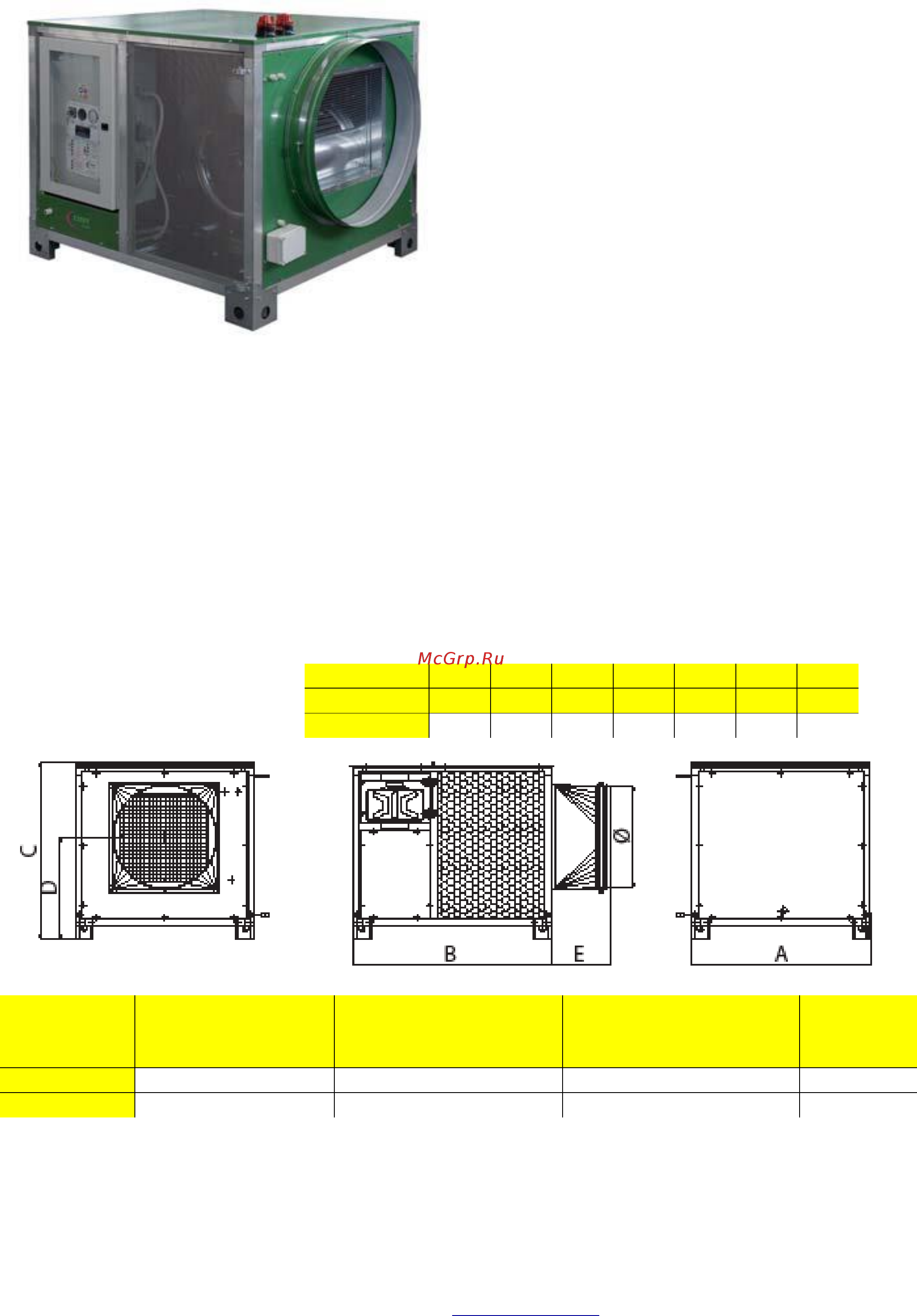 CMT clima G375 [13/19] Аварийный вентилятор emc
