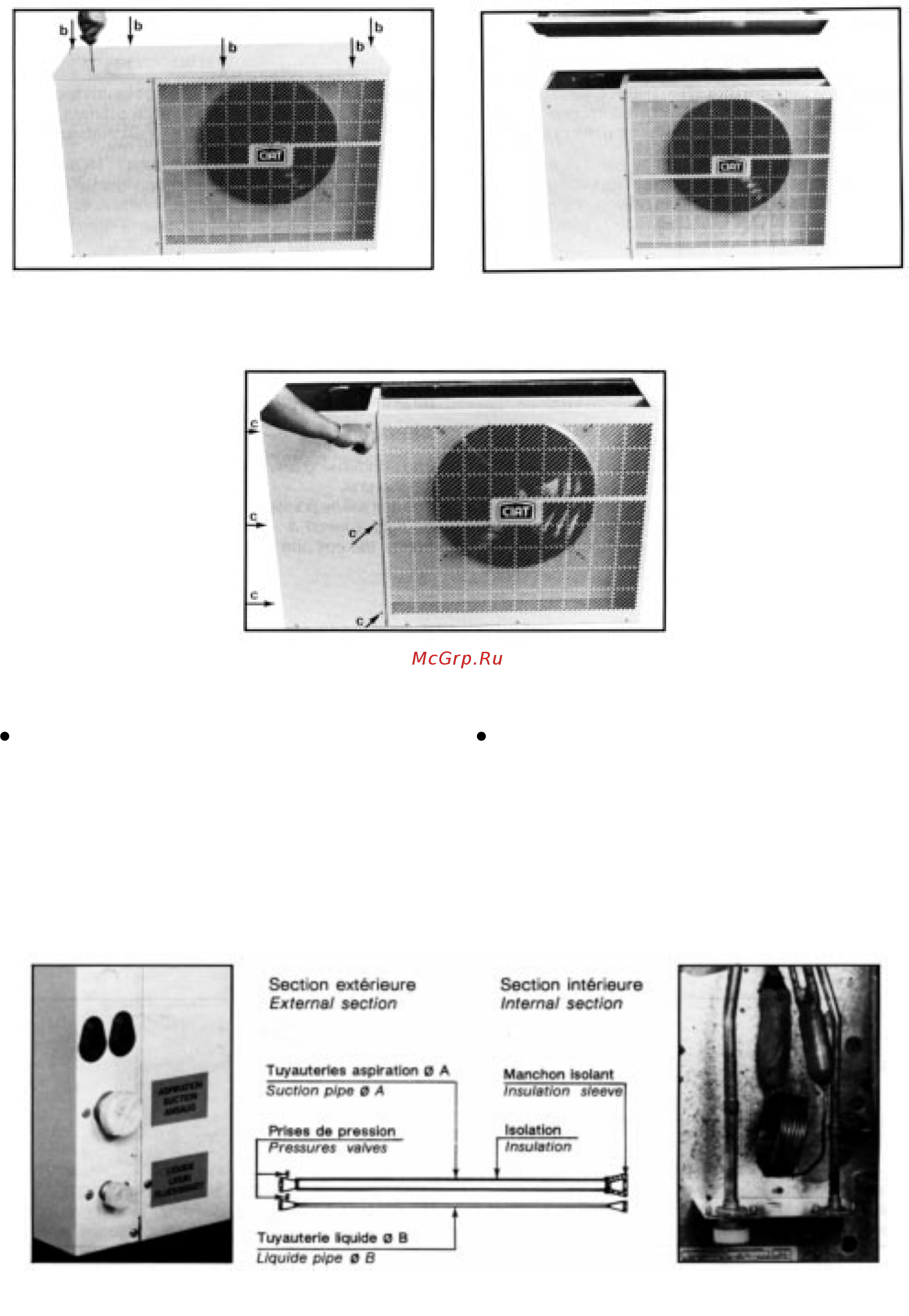Ciat Splitciat SD 20 TRI [4/11] Consignes de raccordement des vannes à membrane crevable