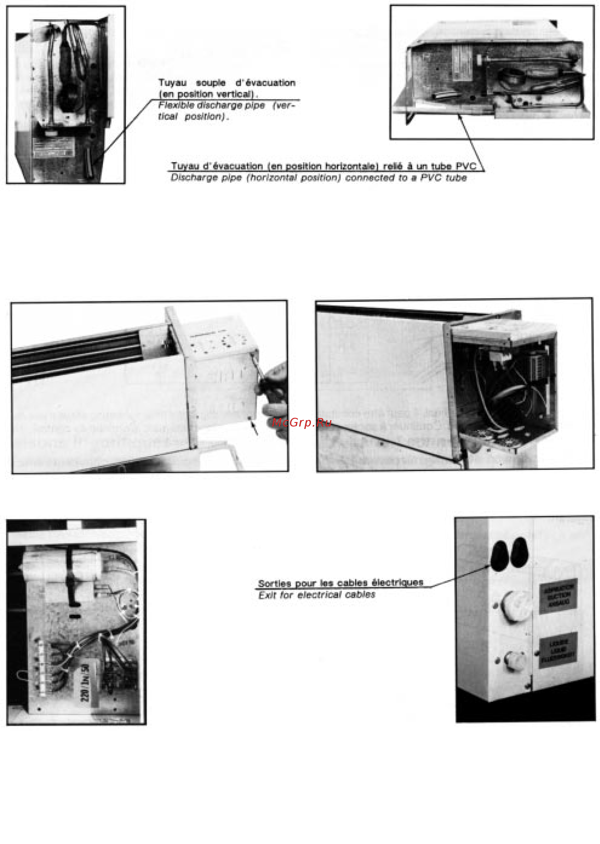 Ciat Splitciat SD 10 [6/11] Raccordements électriques accès aux borniers