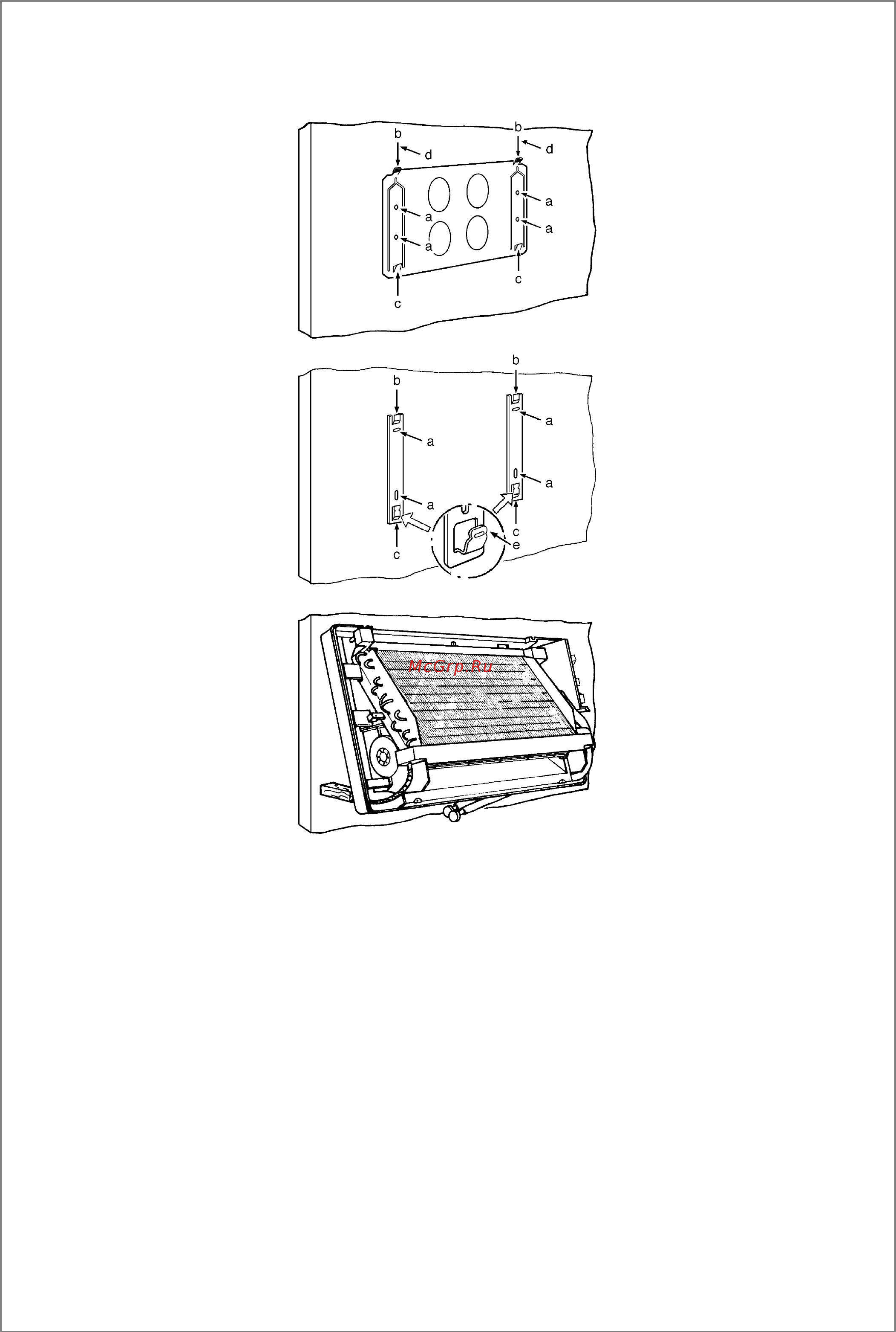 Ciat Splitciat ISEV 12L [7/27] Fixation and connection of the indoor unit wall type mounting