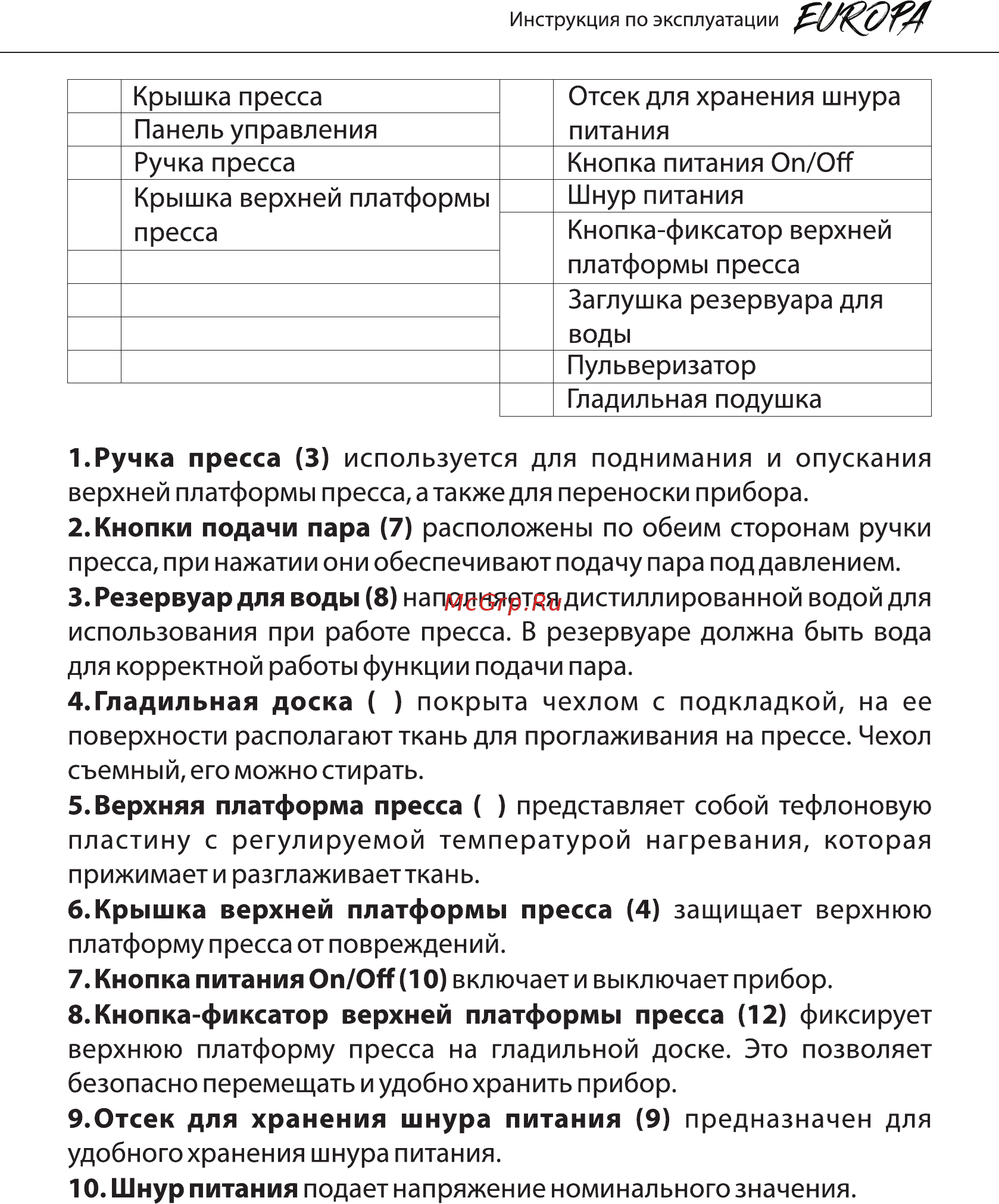 Mie Europa [10/22] Страница 10