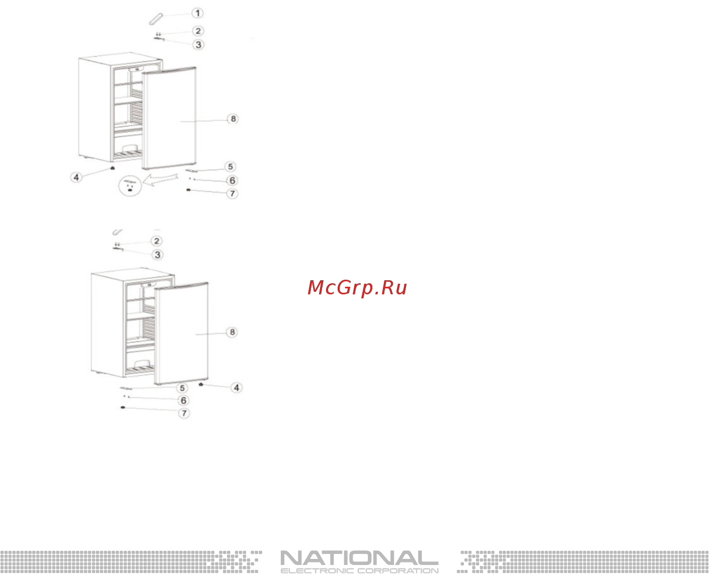 NATIONAL NK-RF951 [7/16] Изменение направления