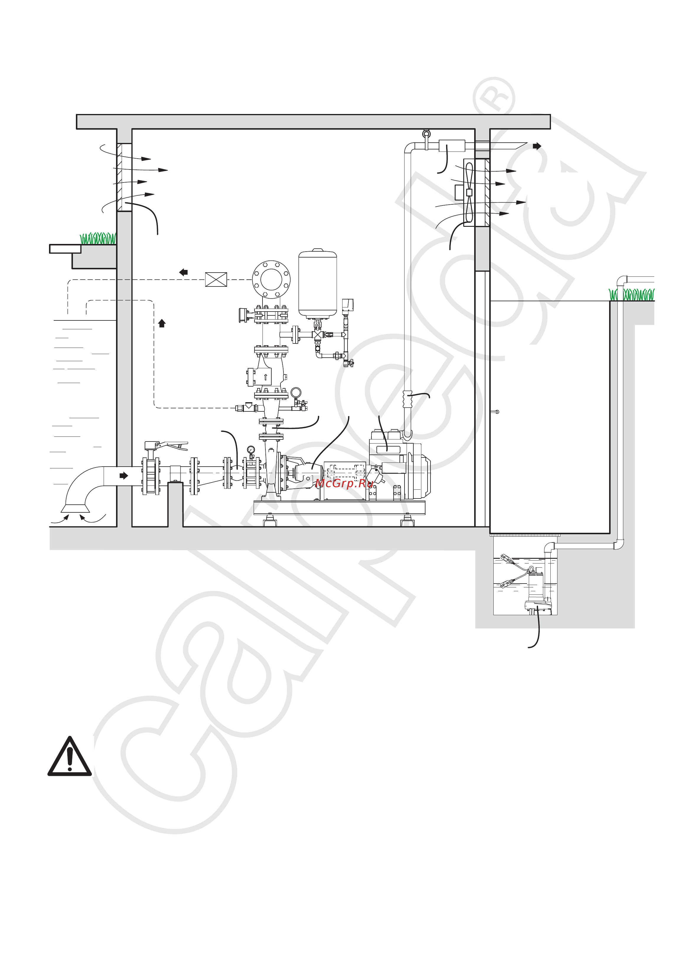 CALPEDA AUED 21 - 40/200A/A [13/20] Внимание