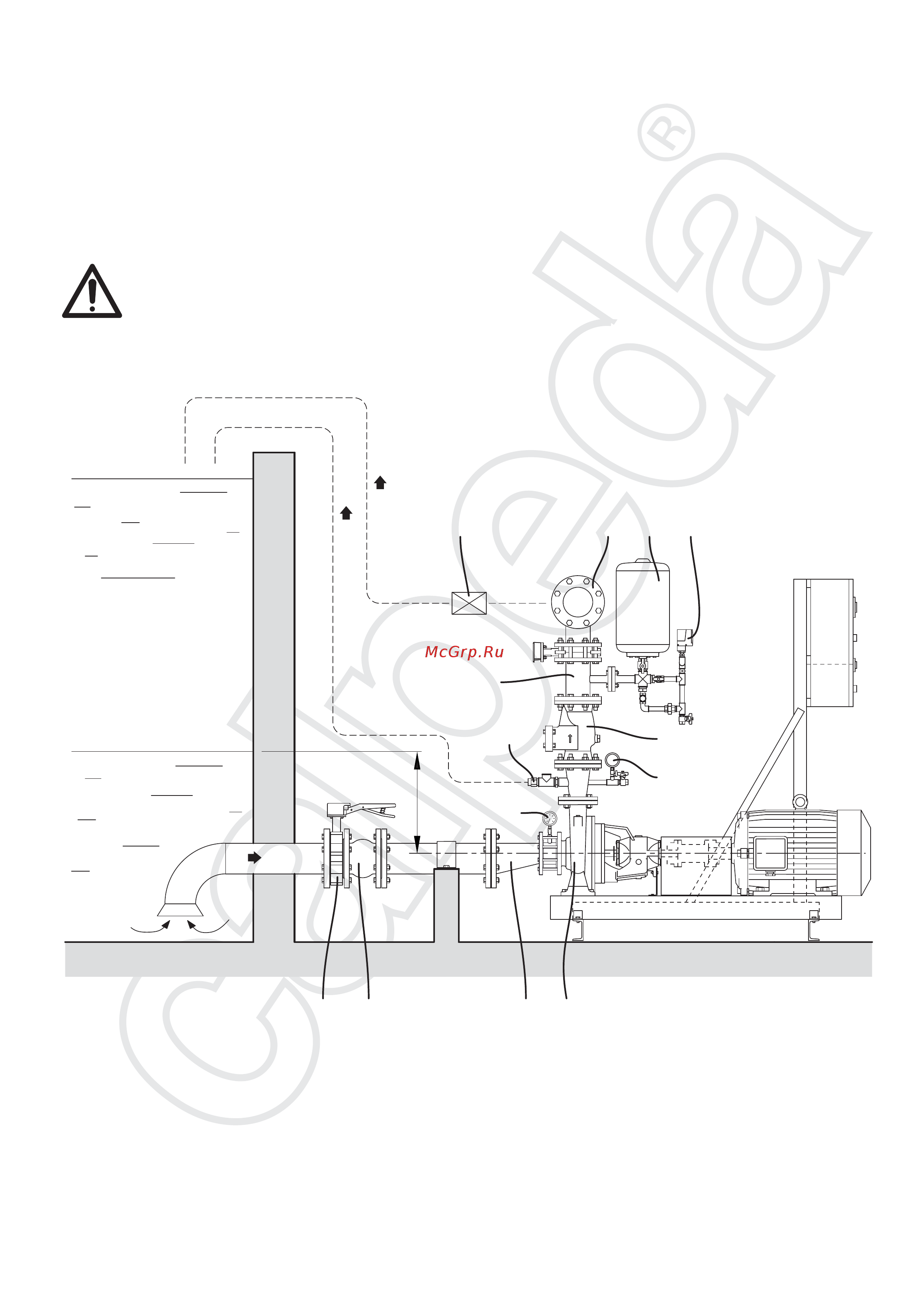 CALPEDA AUE 21 - 6SDS 42/6 [8/20] Насосы установленные под гидравлическим напором