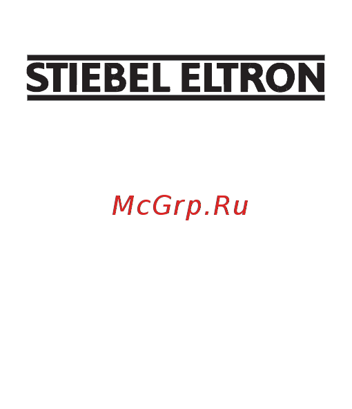 Stiebel Eltron WPF 66 Инструкция по эксплуатации онлайн