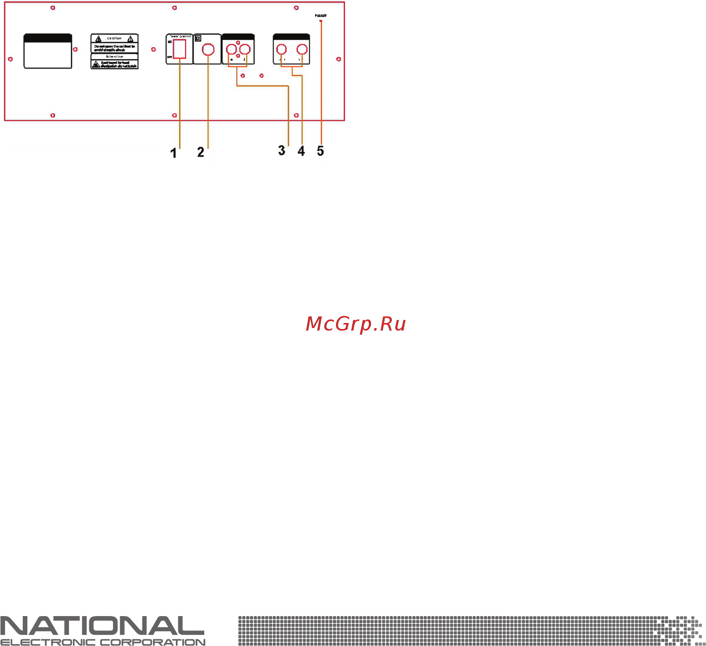 NATIONAL NSM-H55 [5/12] Соединительные разъемы