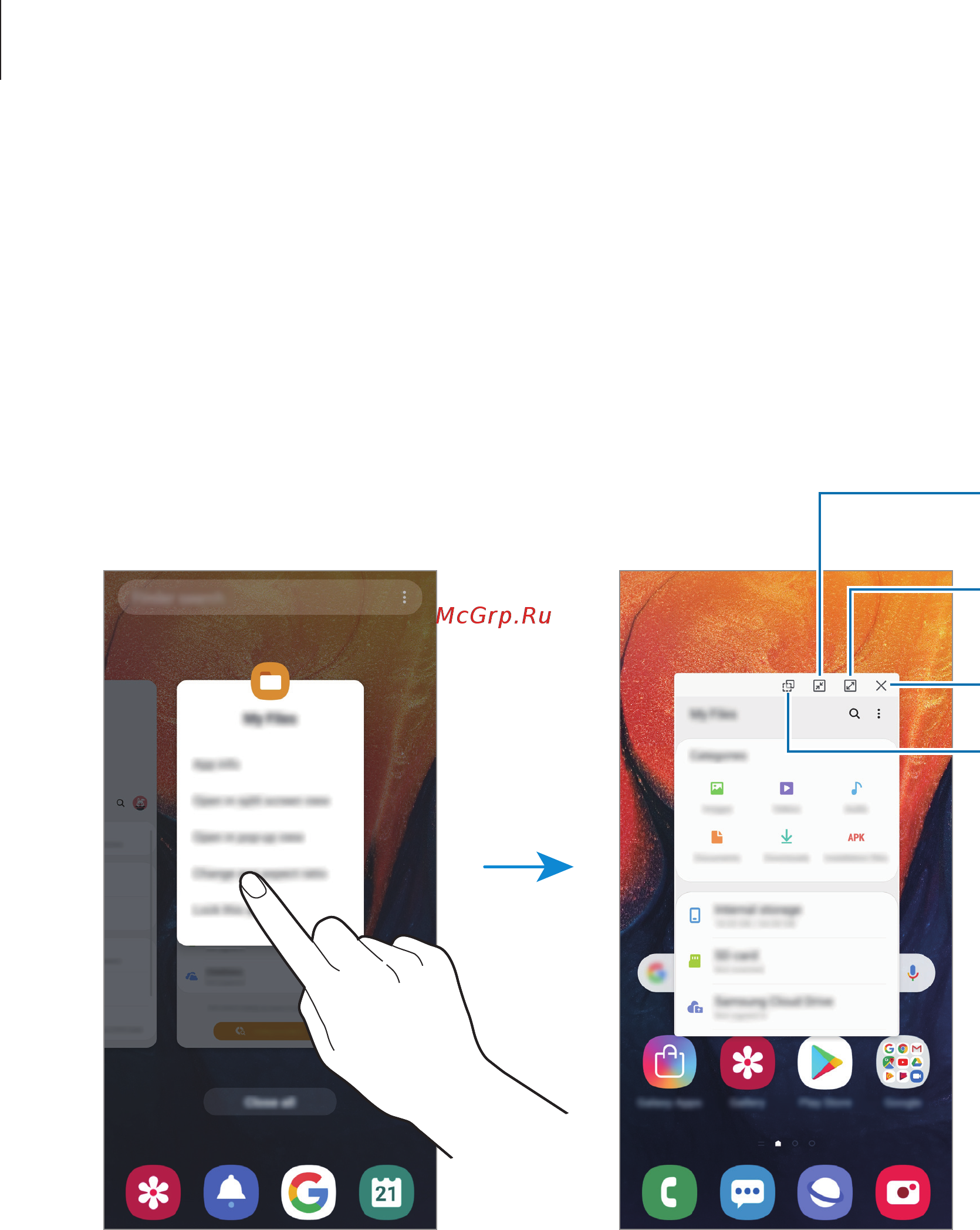 Samsung Galaxy A50 SM-A505FZKUSER [128/222] Pop up view