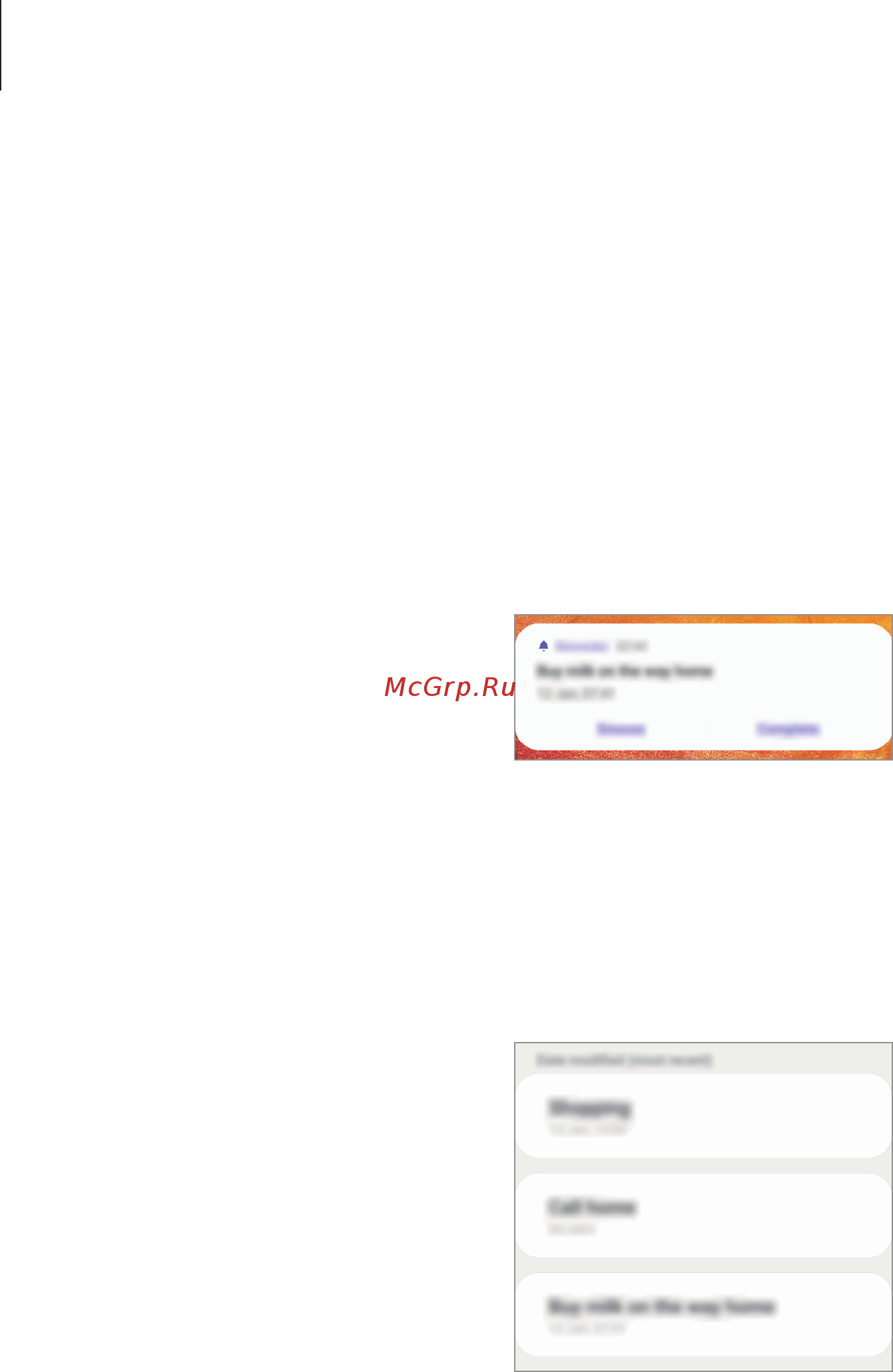 Samsung Galaxy A50 SM-A505FZKUSER [75/222] Checking reminder notifications