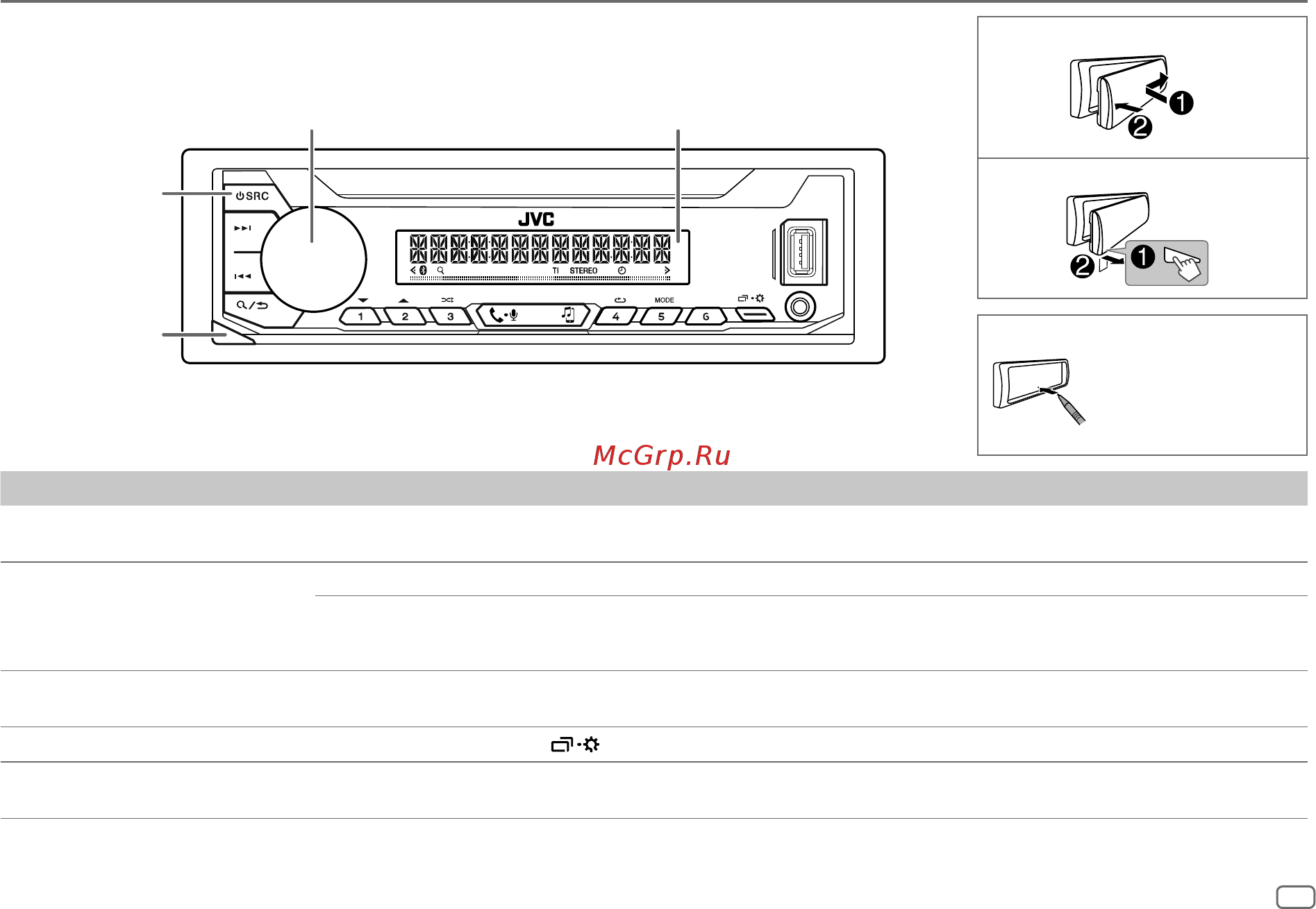 JVC KD-X362BT [41/144] Fonctionnement de base