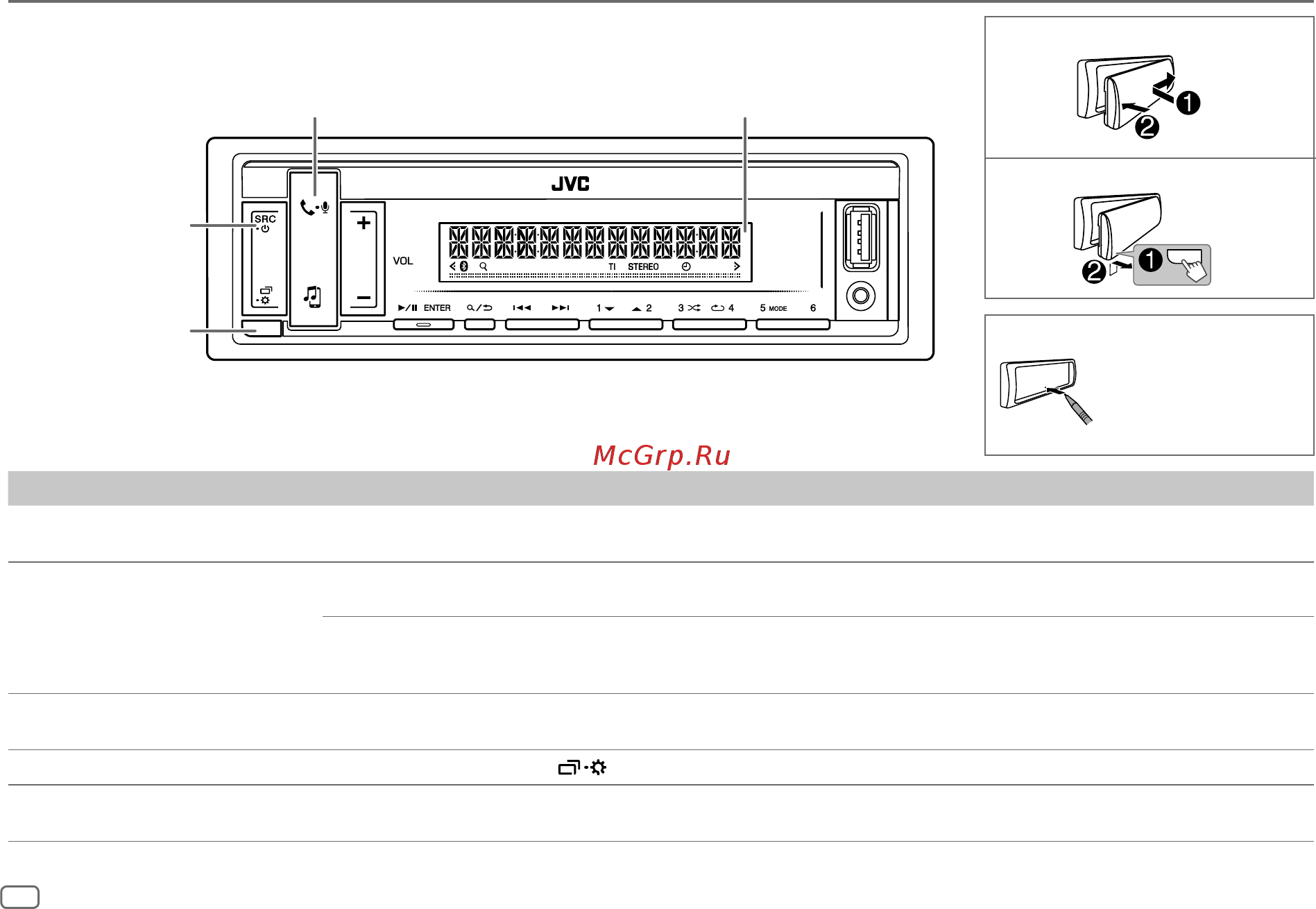 JVC KD-X362BT [42/144] Fonctionnement de base