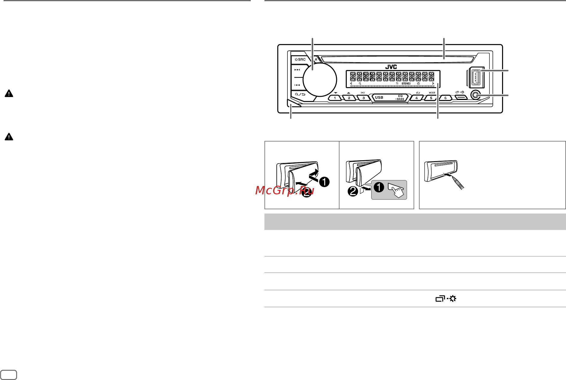 JVC KD-T402 [42/72] Grundlagen