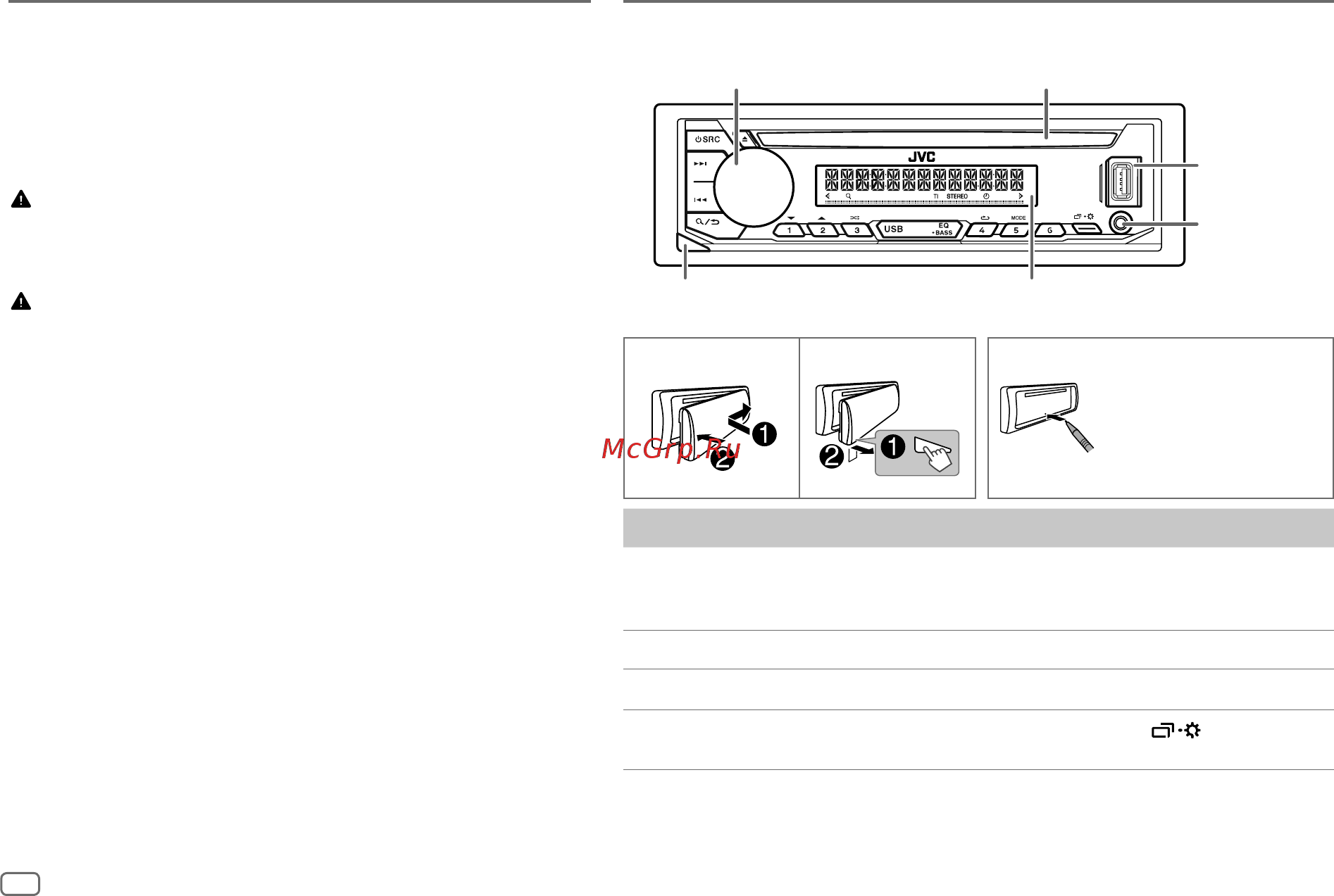 JVC KD-T402 [50/72] Fonctionnement de base