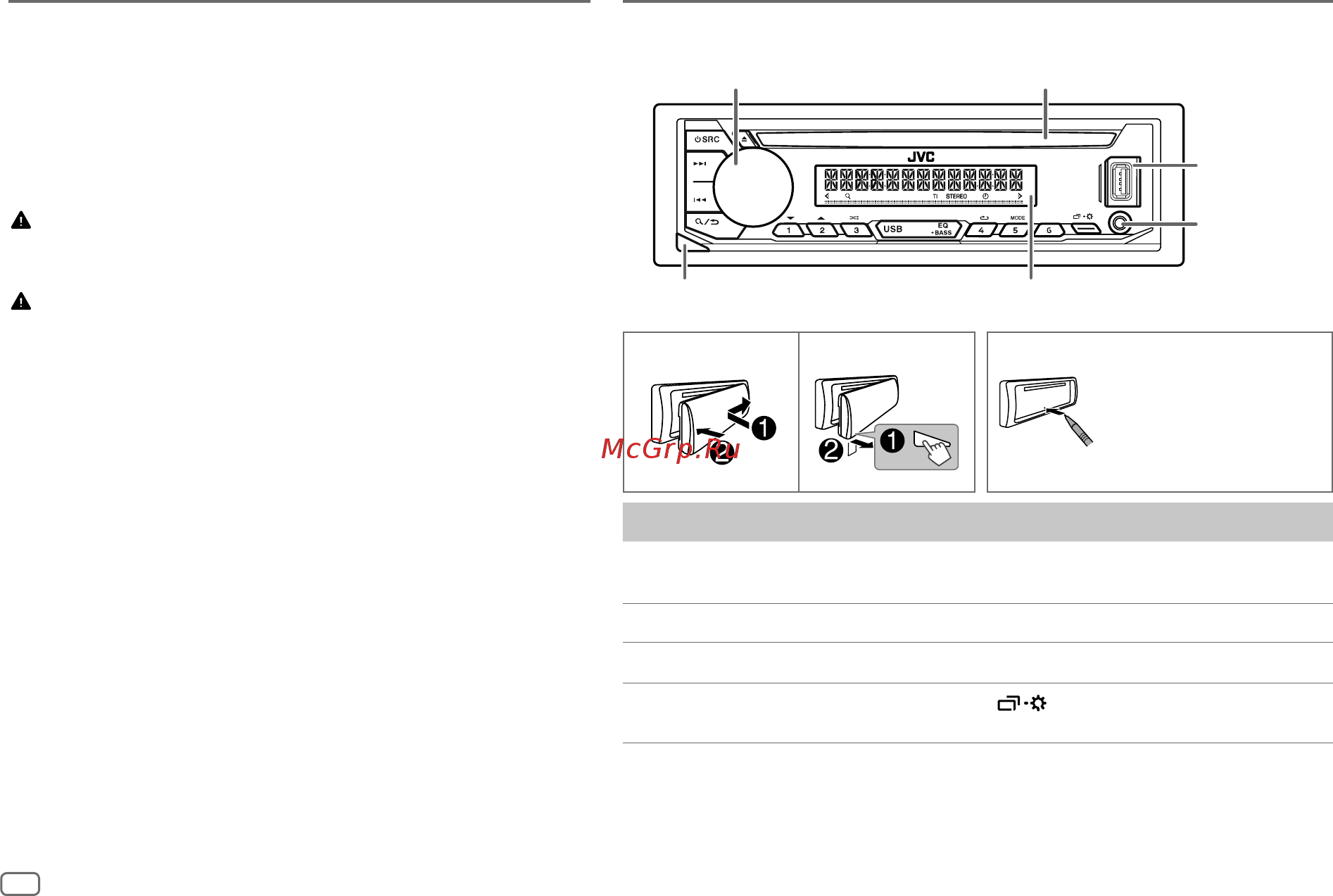JVC KD-T402 [58/72] Fondamenti