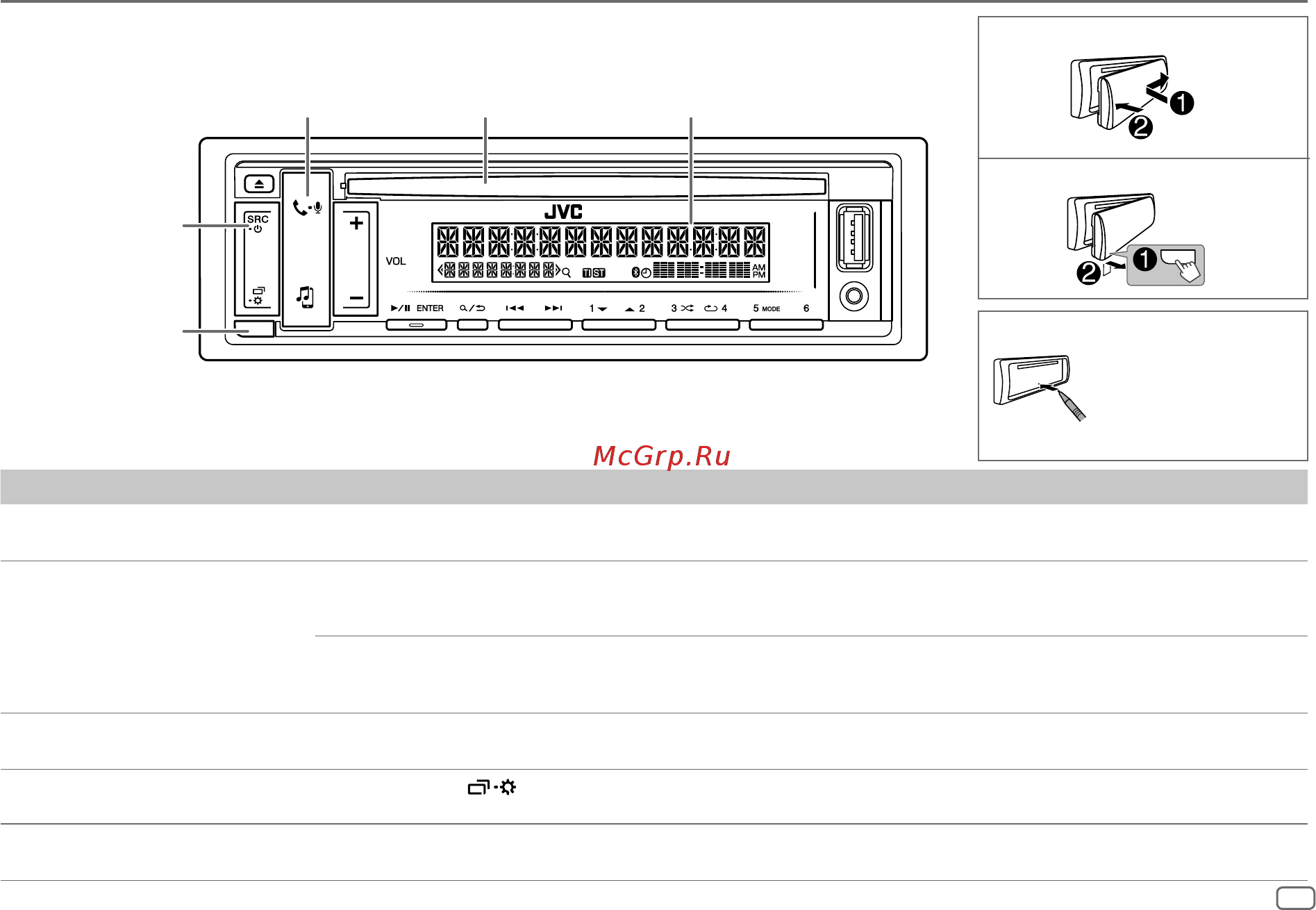 JVC KD-T702BT [115/152] Основные сведения