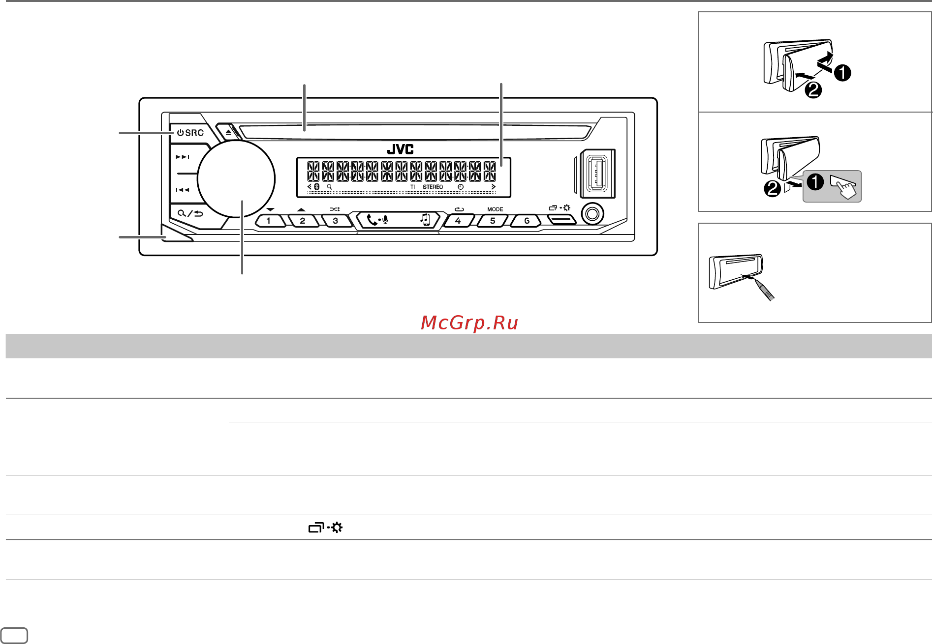 JVC KD-T702BT [8/152] Deutsch