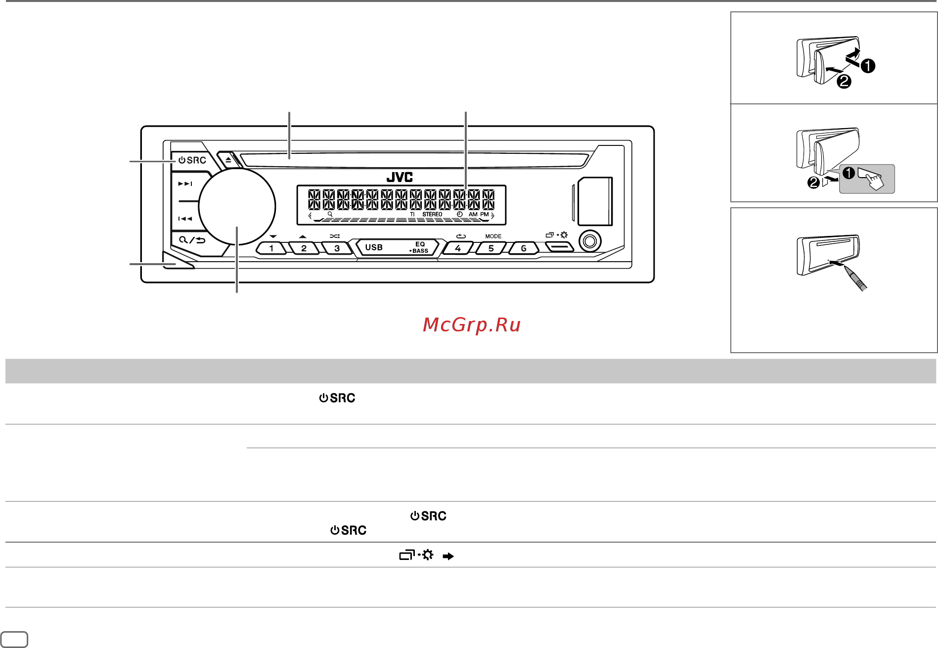 JVC KD-R494 [28/88] Fonctionnement de base