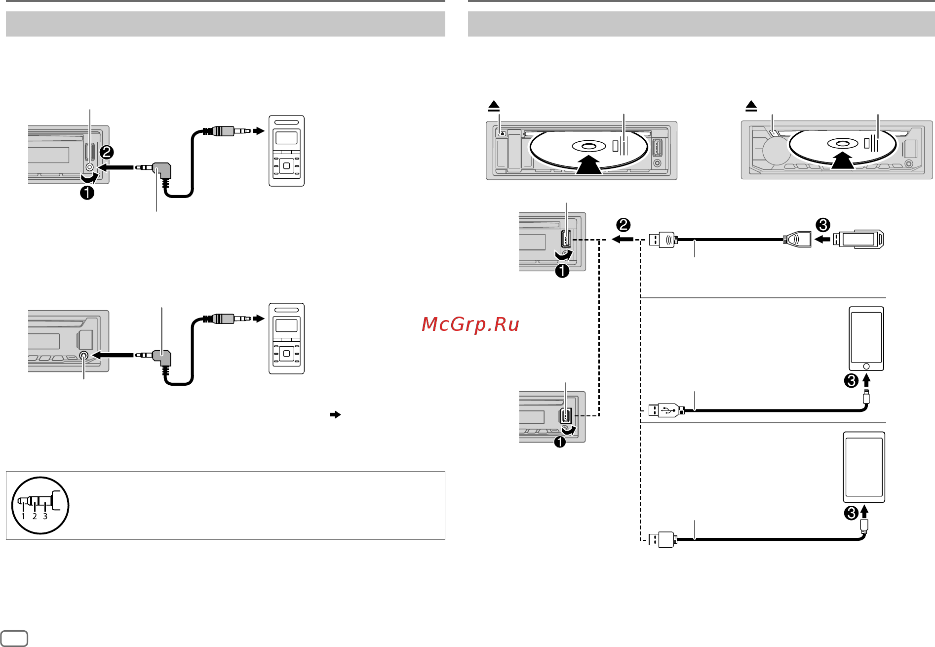 JVC KD-R491 [52/88] Aux cd usb ipod e android