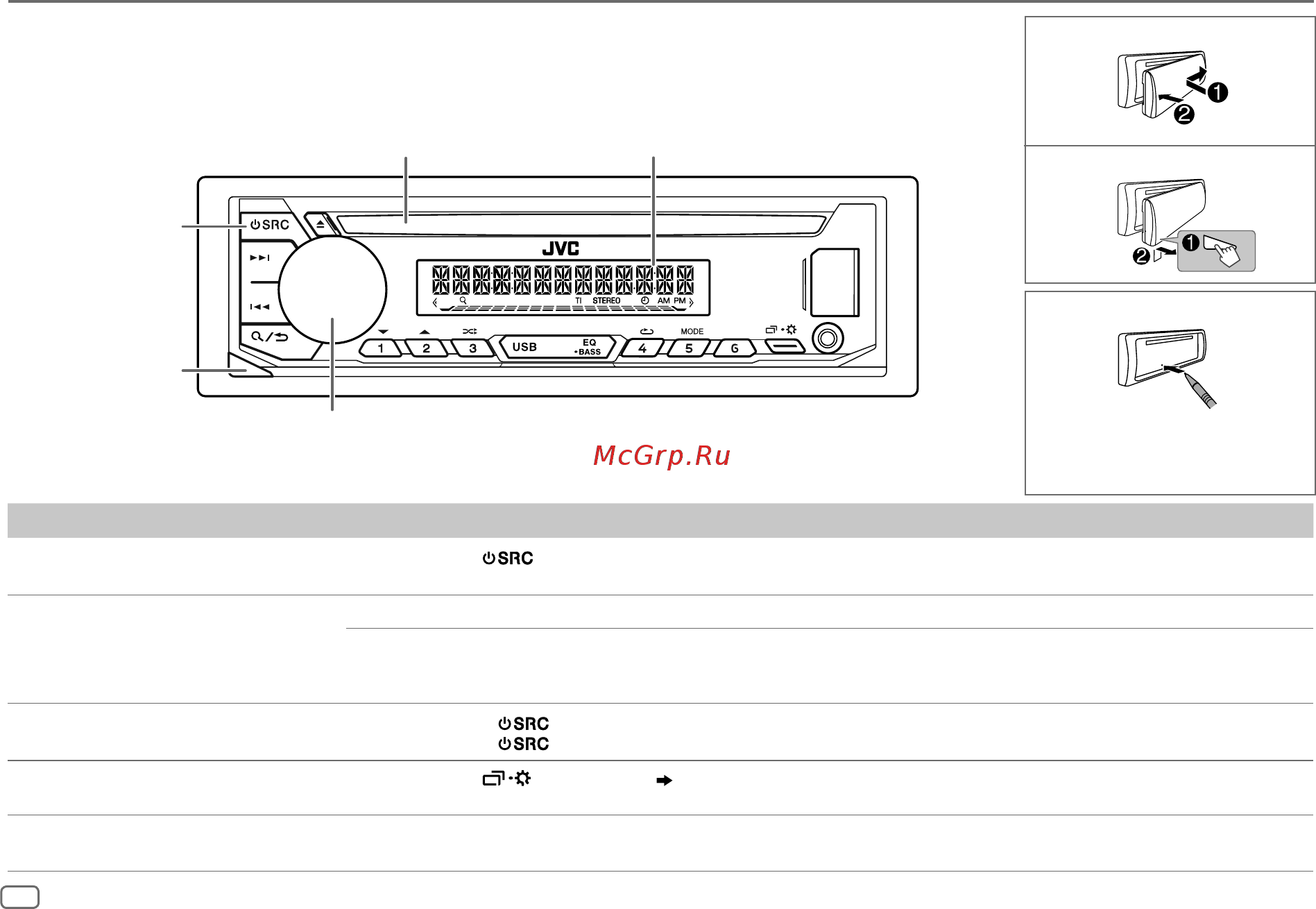 JVC KD-R494 [68/88] Основные сведения