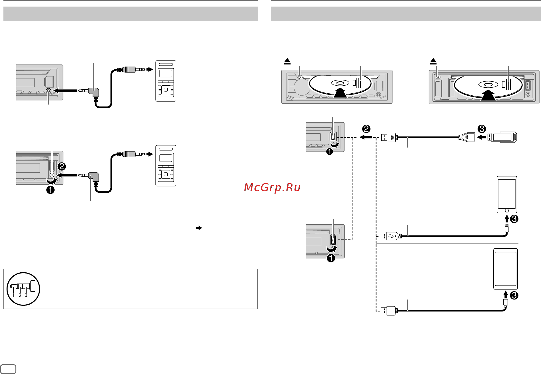 JVC KD-R792BT [12/152] Aux cd usb ipod android