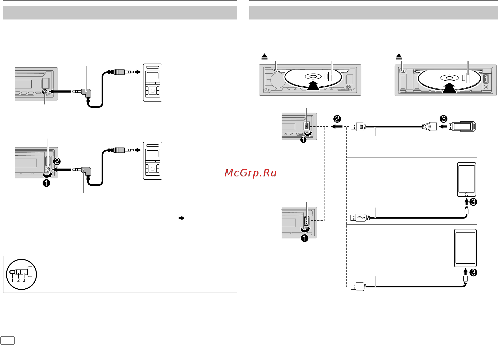 JVC KD-R891BT [120/152] Aux cd usb ipod android