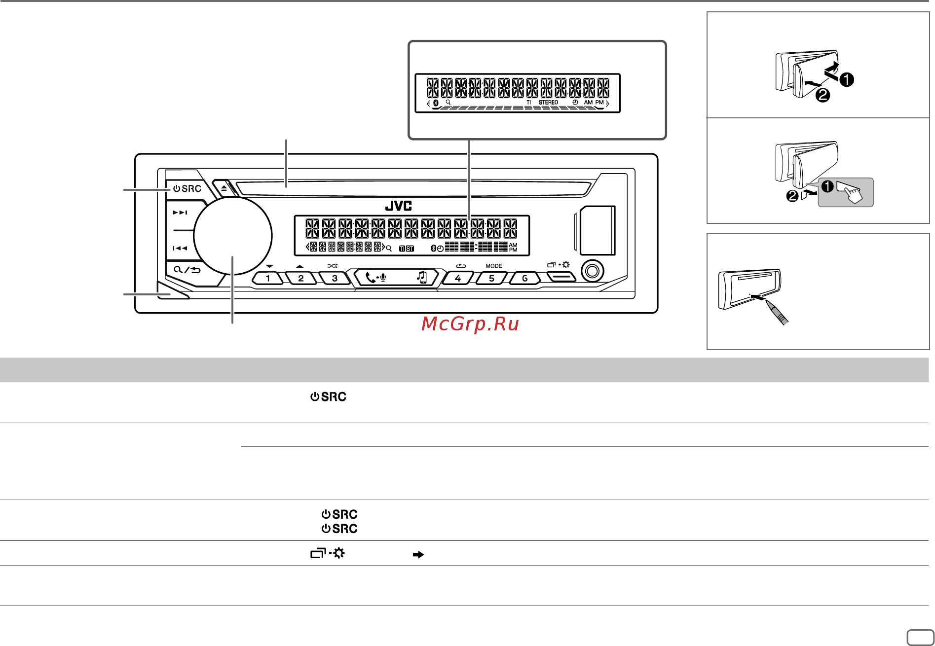 JVC KD-R891BT [7/152] Grundlagen