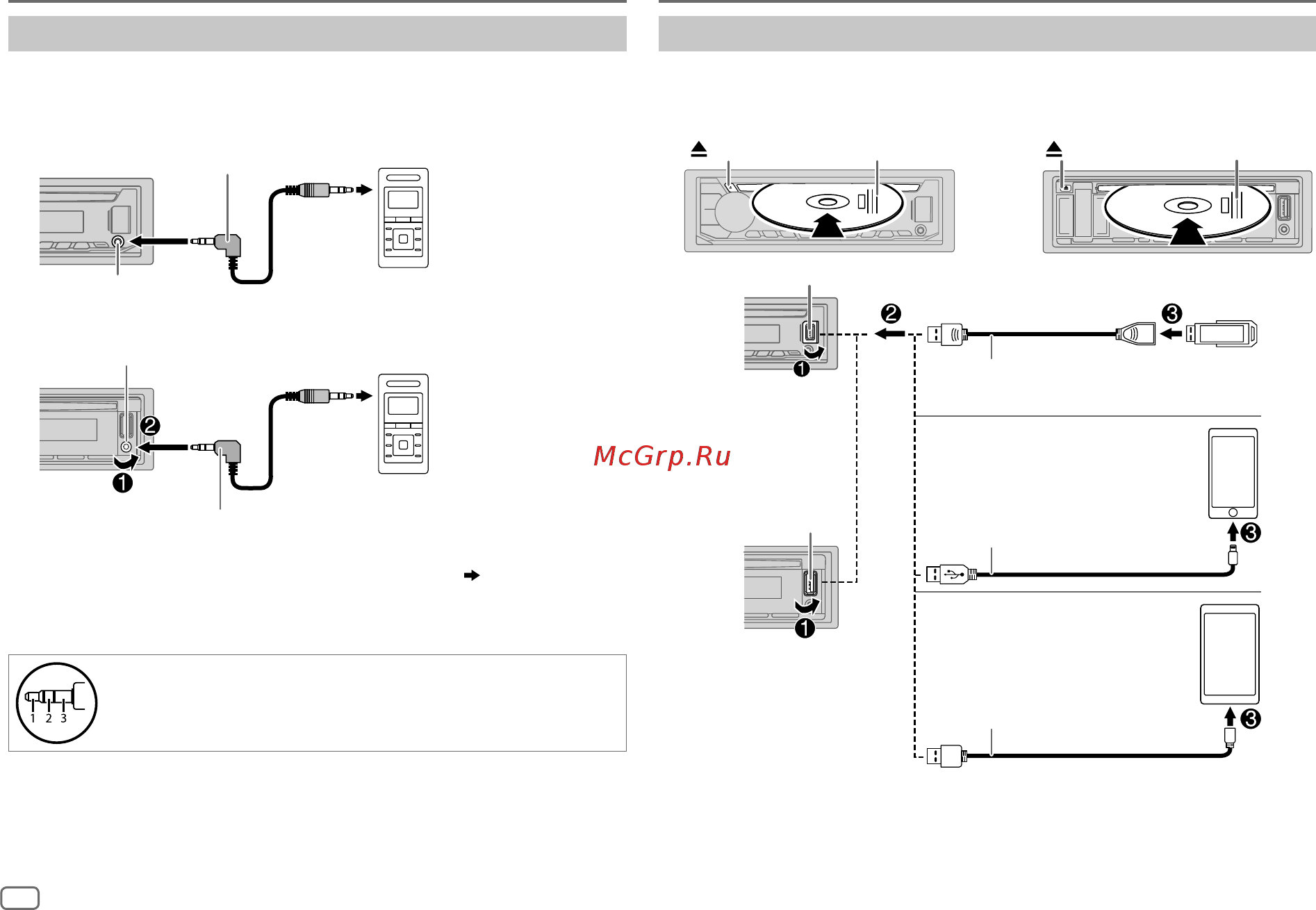 JVC KD-R891BT [84/152] Aux cd usb ipod e android