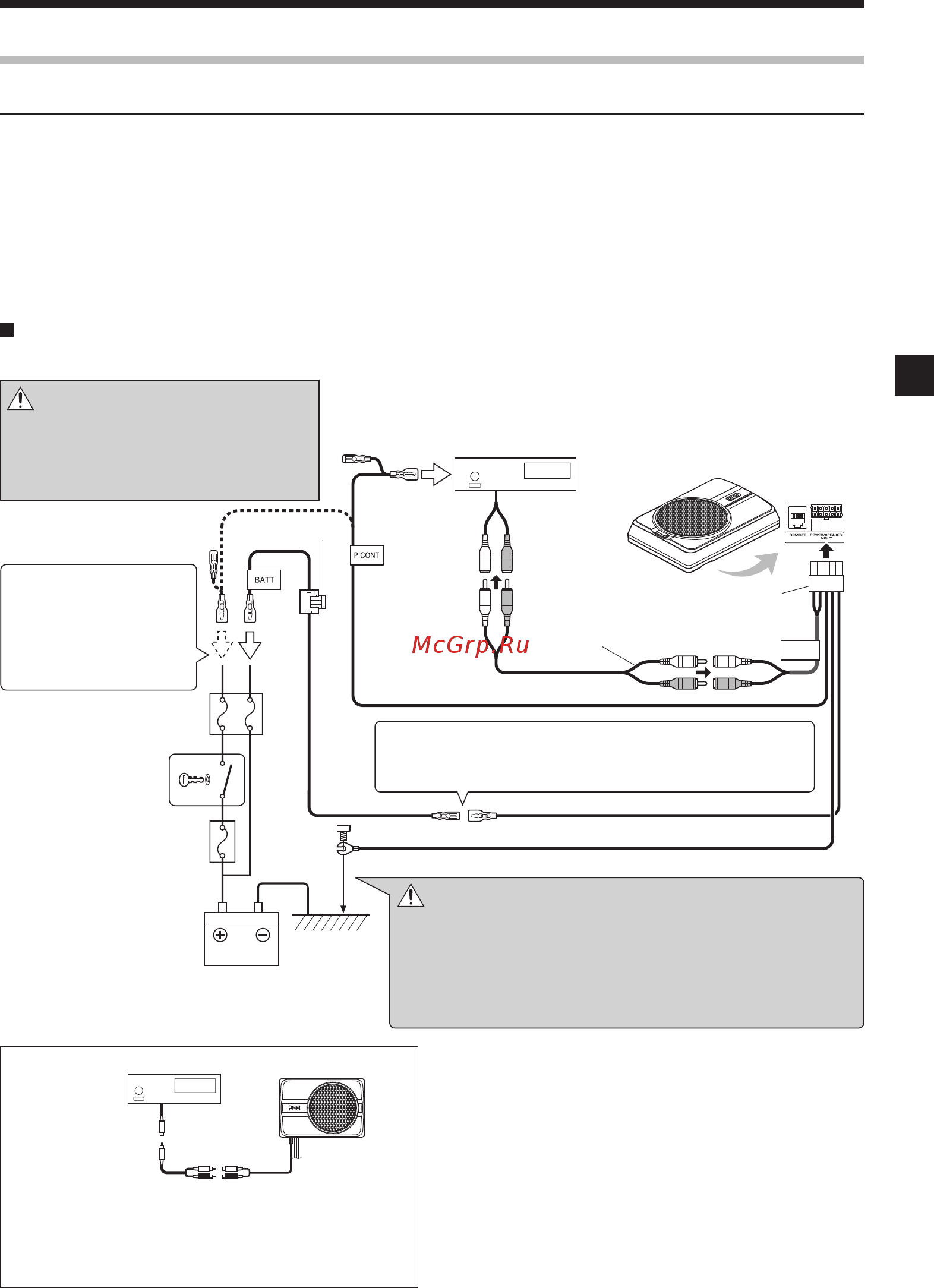 JVC CW-DRA8 [5/80] Rca input connection