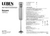 Leben 269-015 Инструкция по эксплуатации