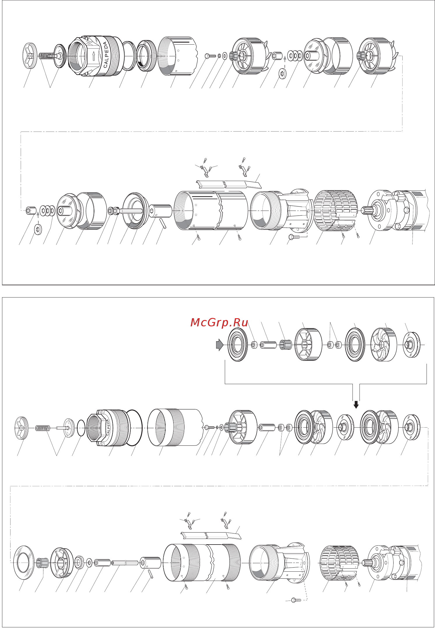CALPEDA 6SDX (L) 30/32 Инструкция по эксплуатации онлайн [24/32] 382523