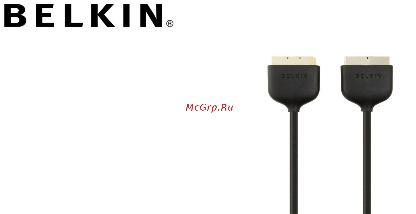 Belkin SCART папа/SCART папа 2м (F3Y047BT2M) Инструкция по эксплуатации онлайн