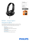 Philips Bass+ SHL3070 Black Инструкция по эксплуатации