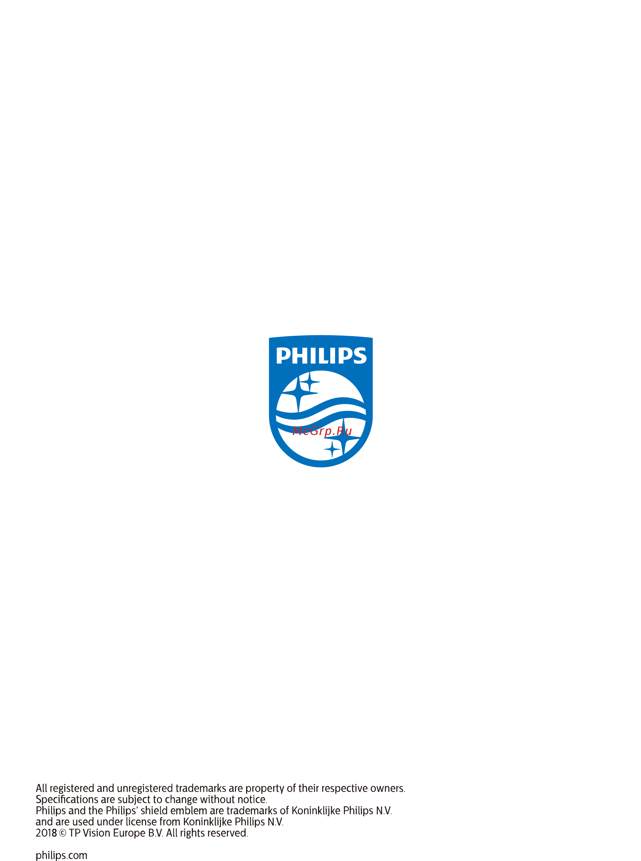 Philips 43PUS6503/60 Руководство пользователя онлайн [70/70] 397763