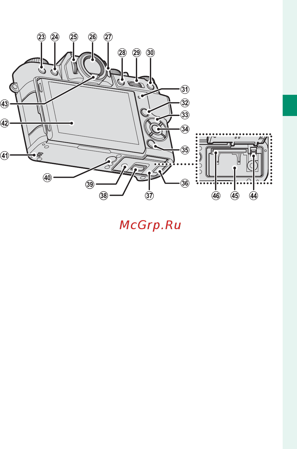 Fujifilm FX-T20B 15-45 KIT Black [23/356] Компоненты фотокамеры