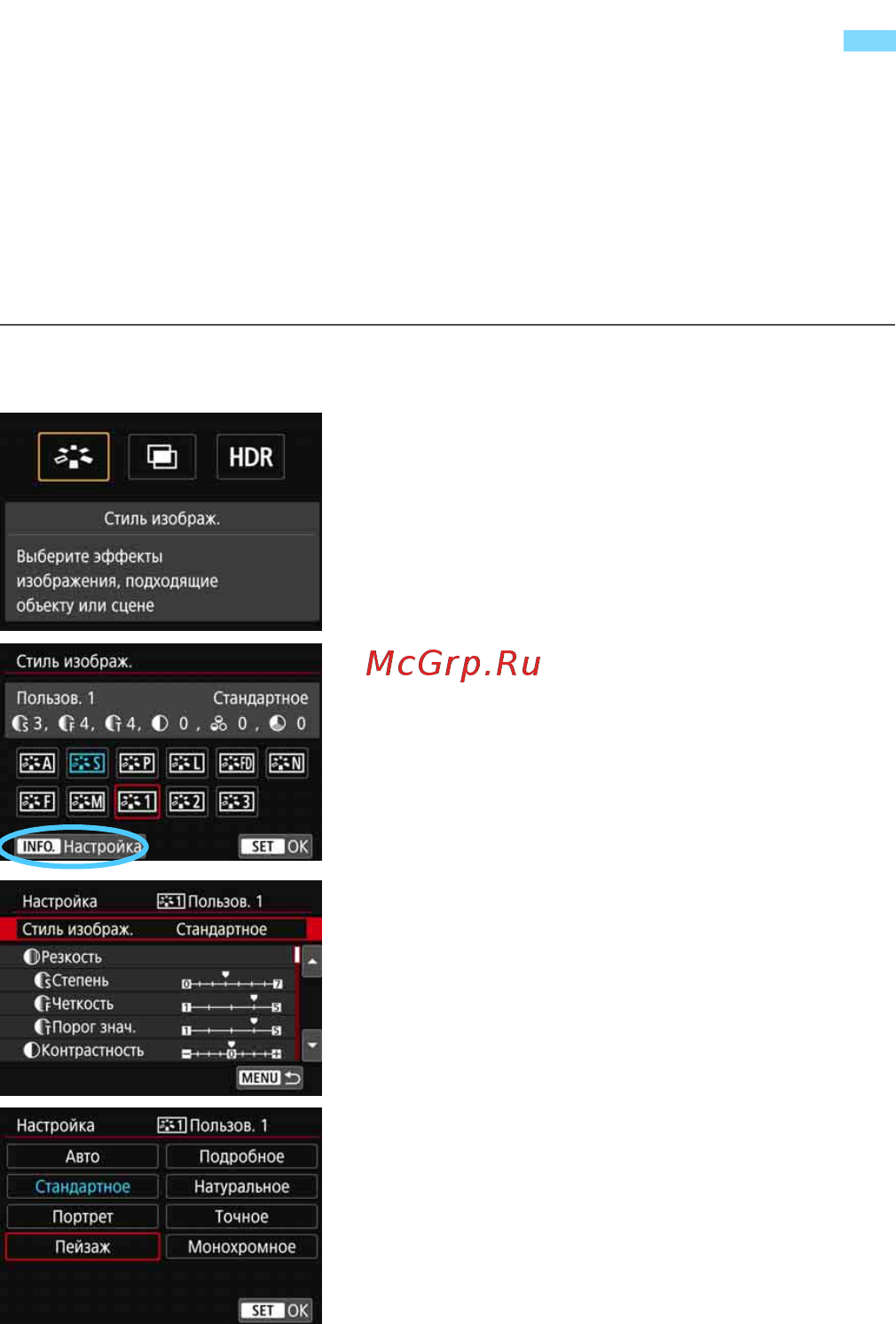 Canon EOS 5D Mark IV Body (1483C025) [190/790] Регистрация стиля изображения