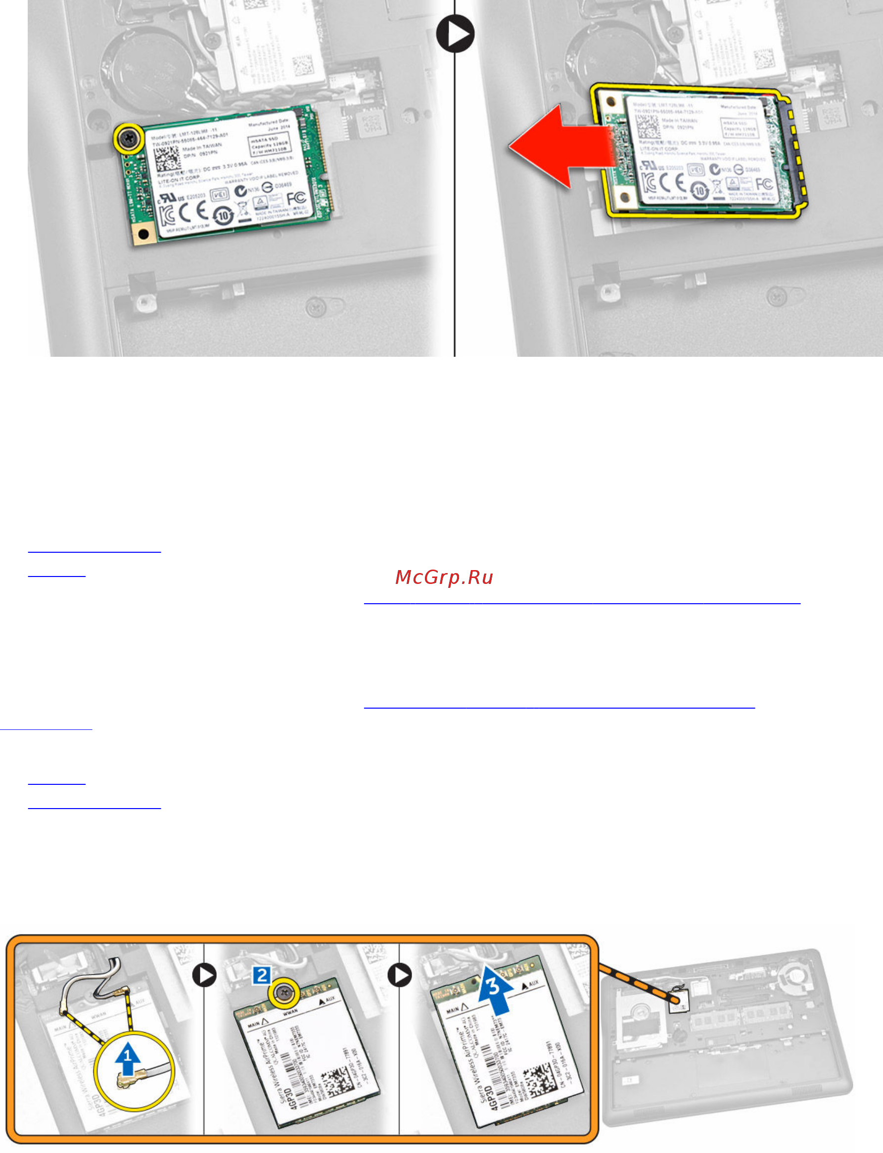 Dell Latitude 7450-7935 [16/62] Установка твердотельного накопителя msata