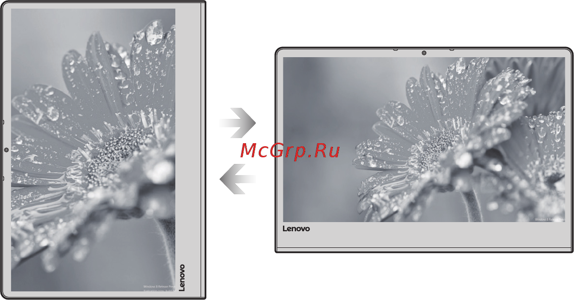 Lenovo Yoga 920-13IKB 80Y7001QRK [12/37] Ориентация экрана