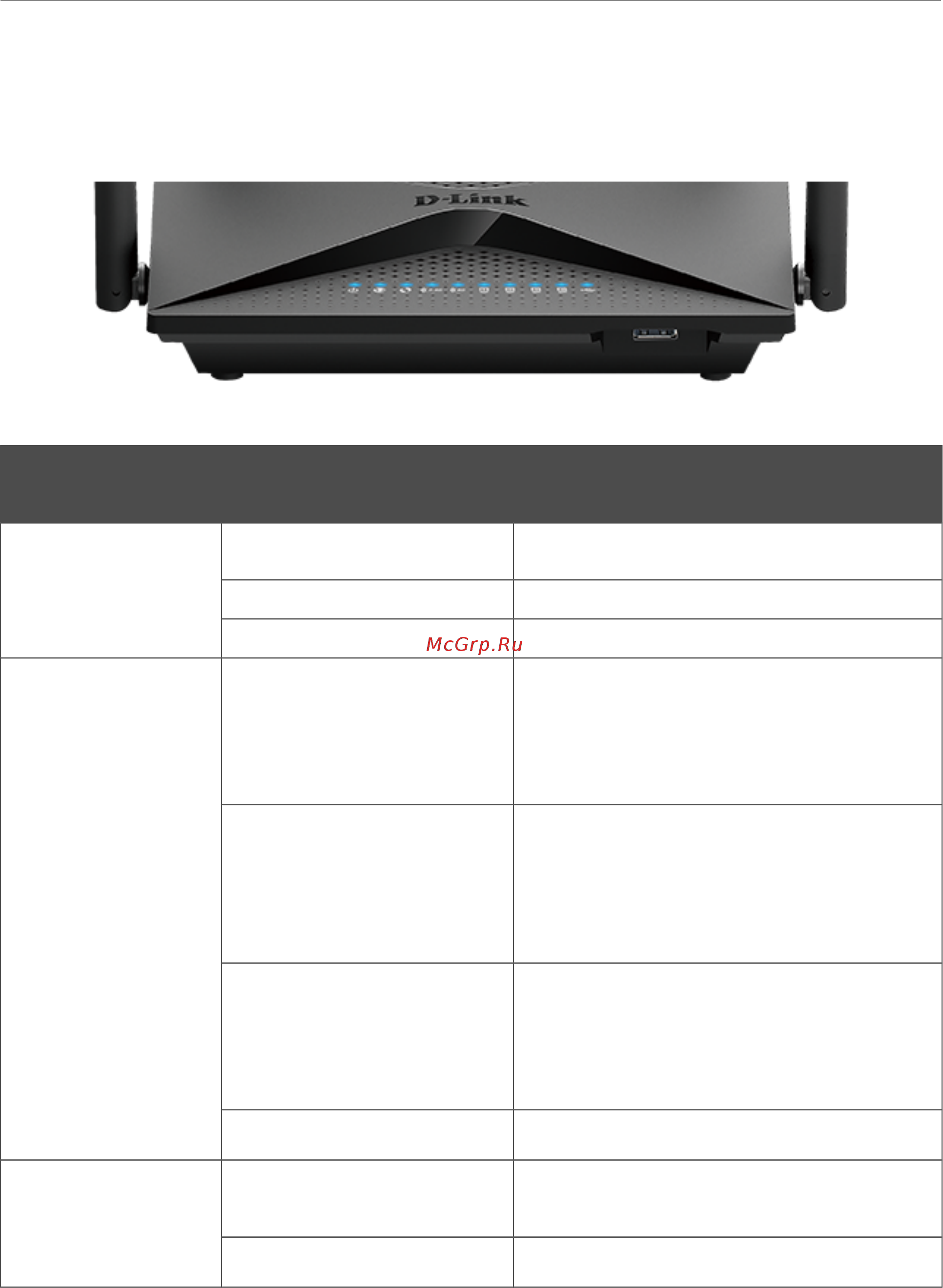 D-Link DIR-853/ACR/A1A Черный [14/231] Внешний вид устройства