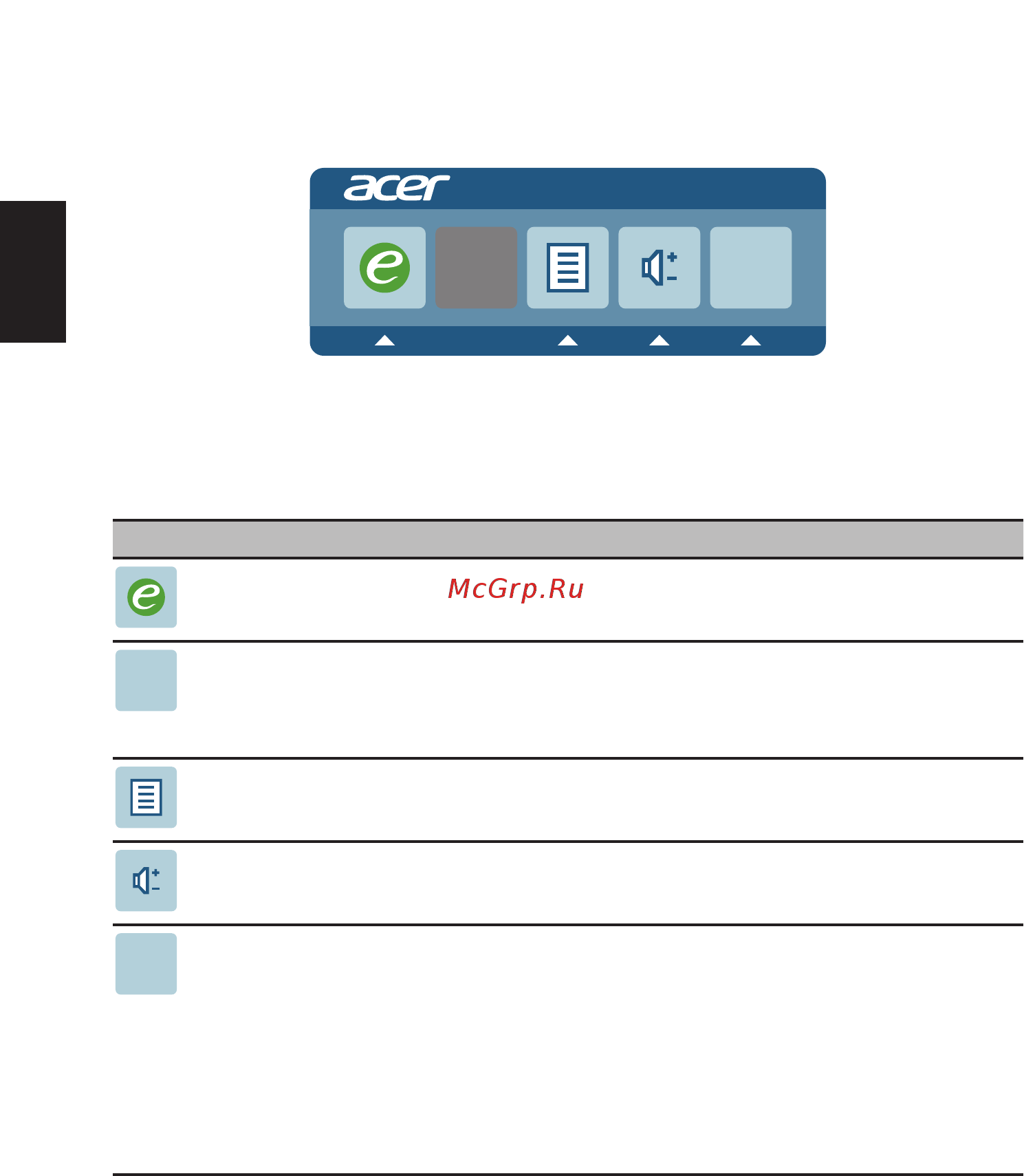 Acer H7 H277HK UM.HH7EE.027 [22/29] Использование оперативного меню